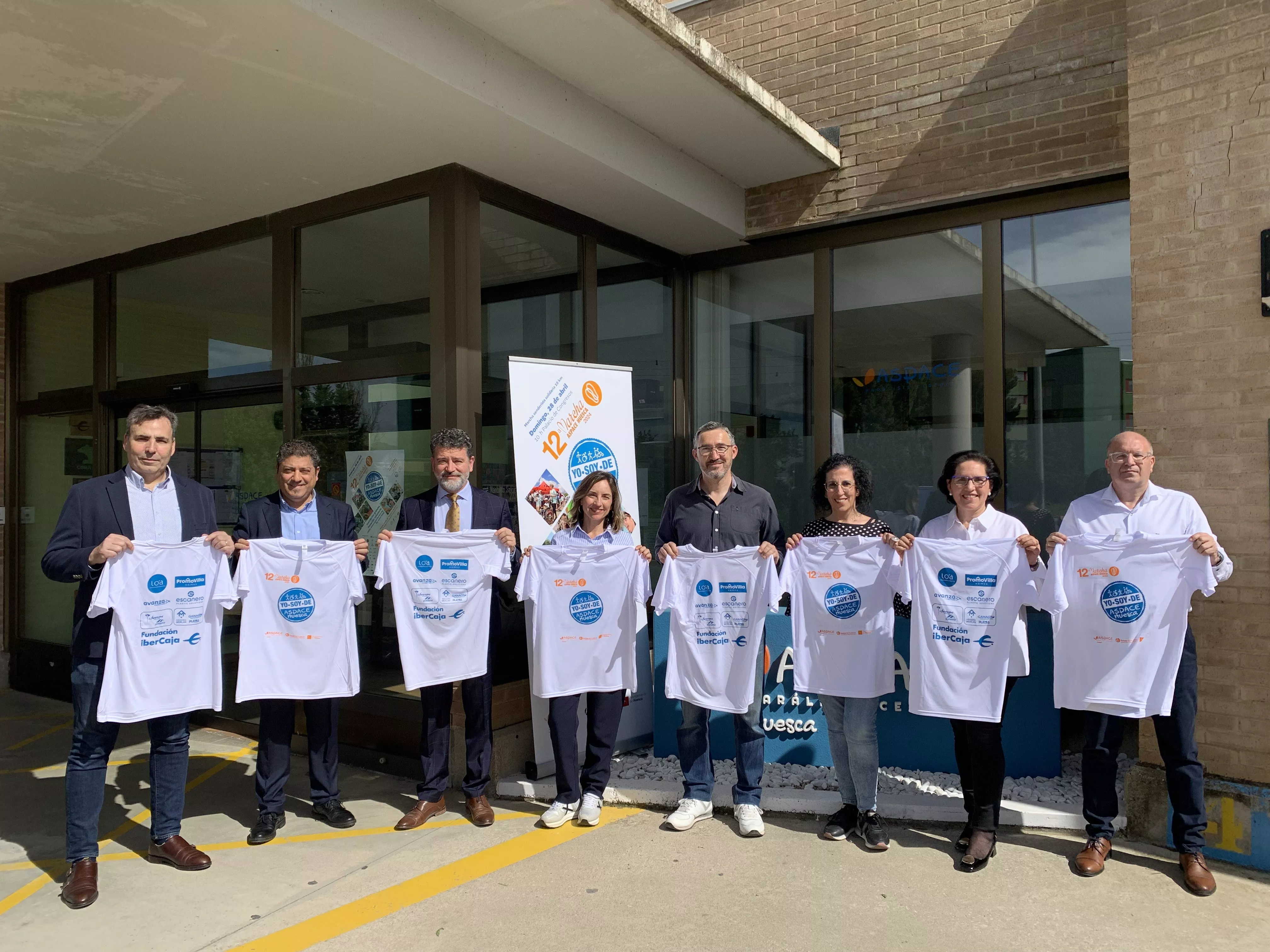 Patrocinadores Camiseta Marcha Aspace Huesca 2024