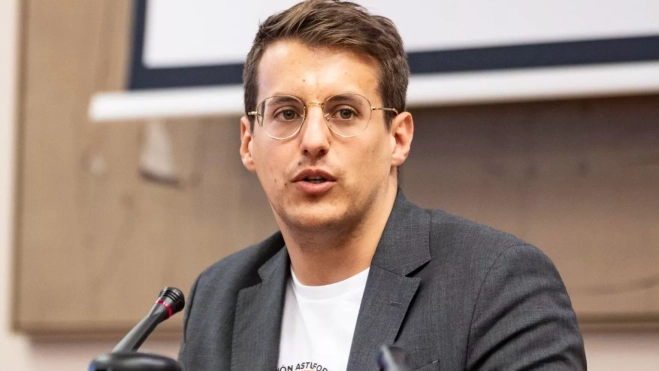 Jorge Pueyo en el Congreso.