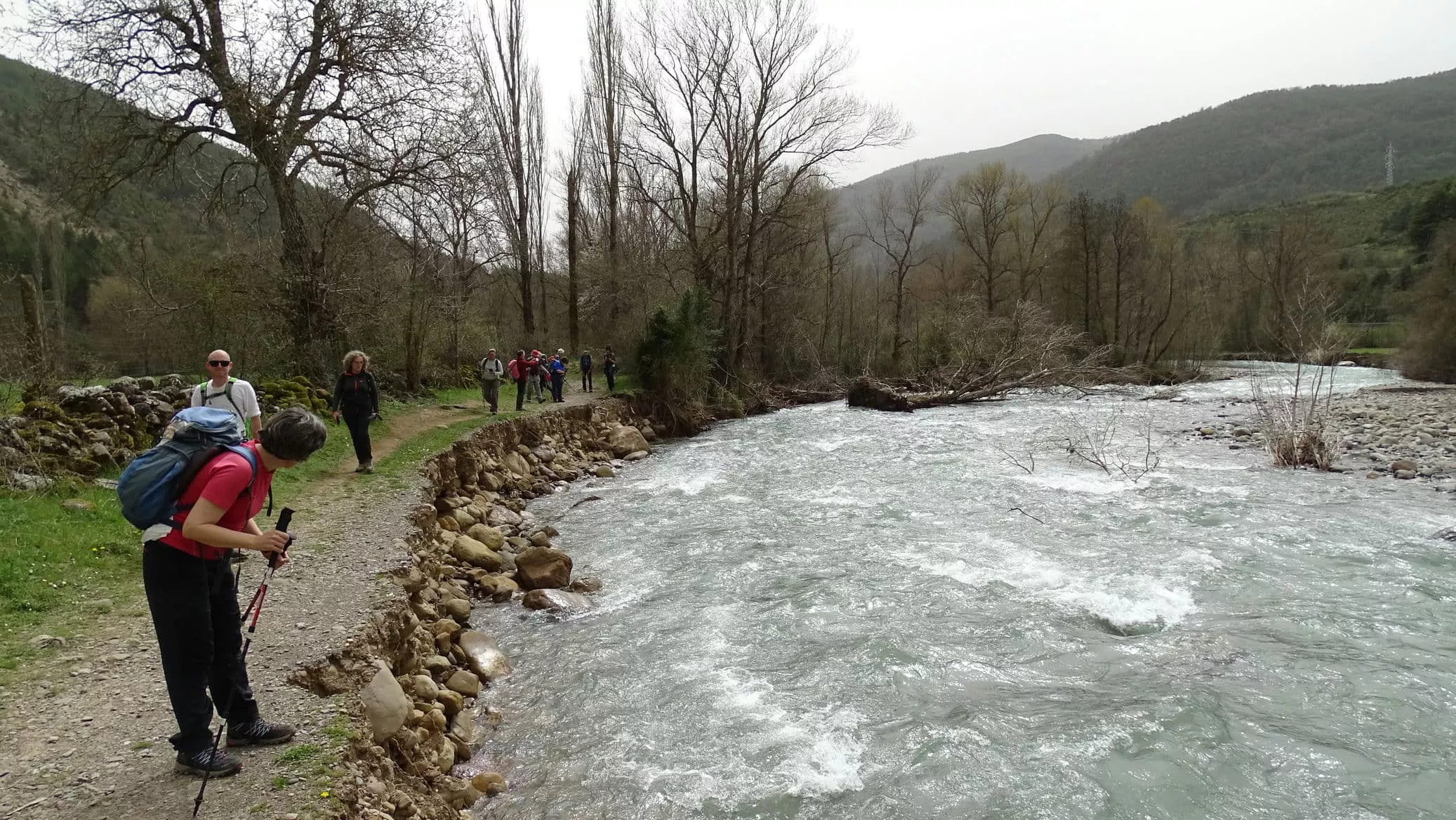 El Aragón se come el Camino de Santiago.