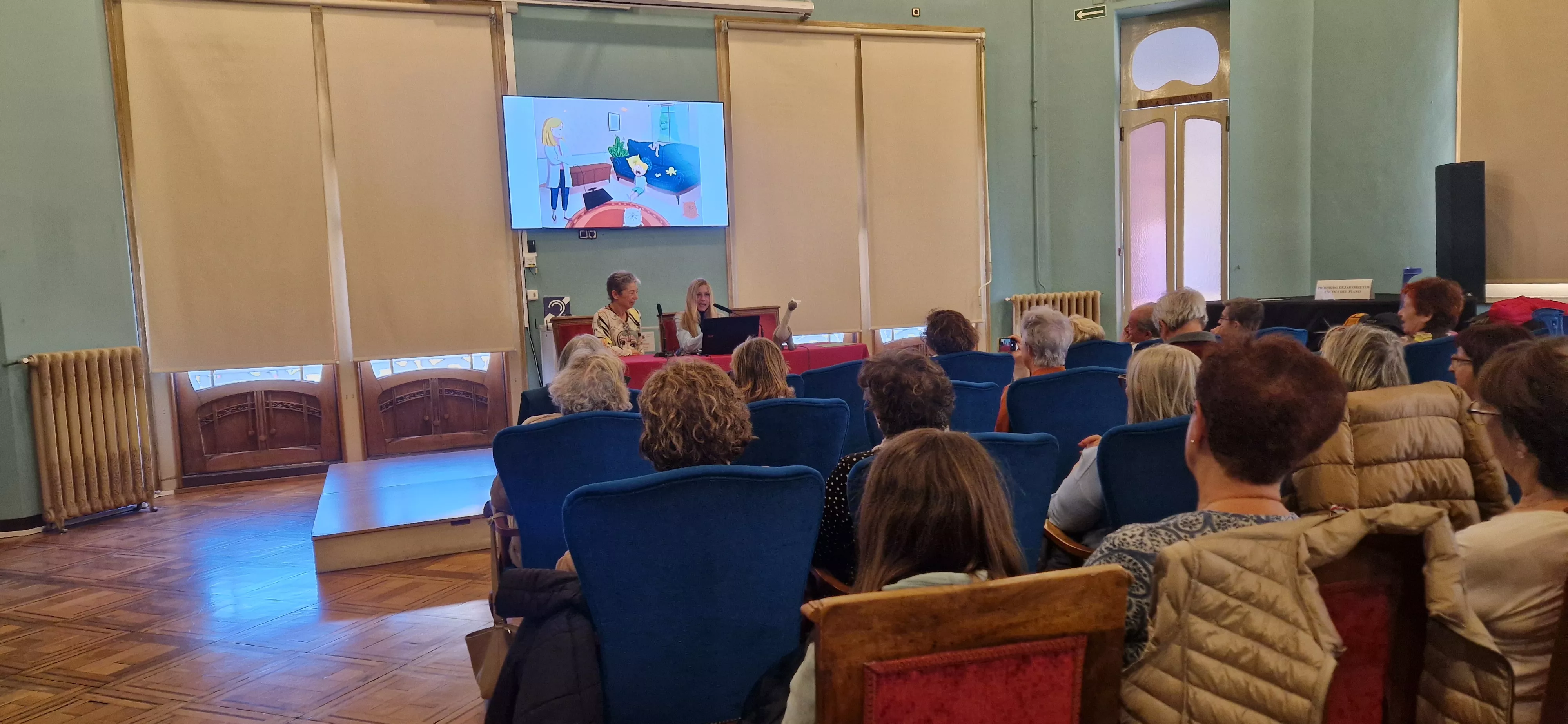 Presentación del libro de Diana Gómez. Foto Myriam Martínez