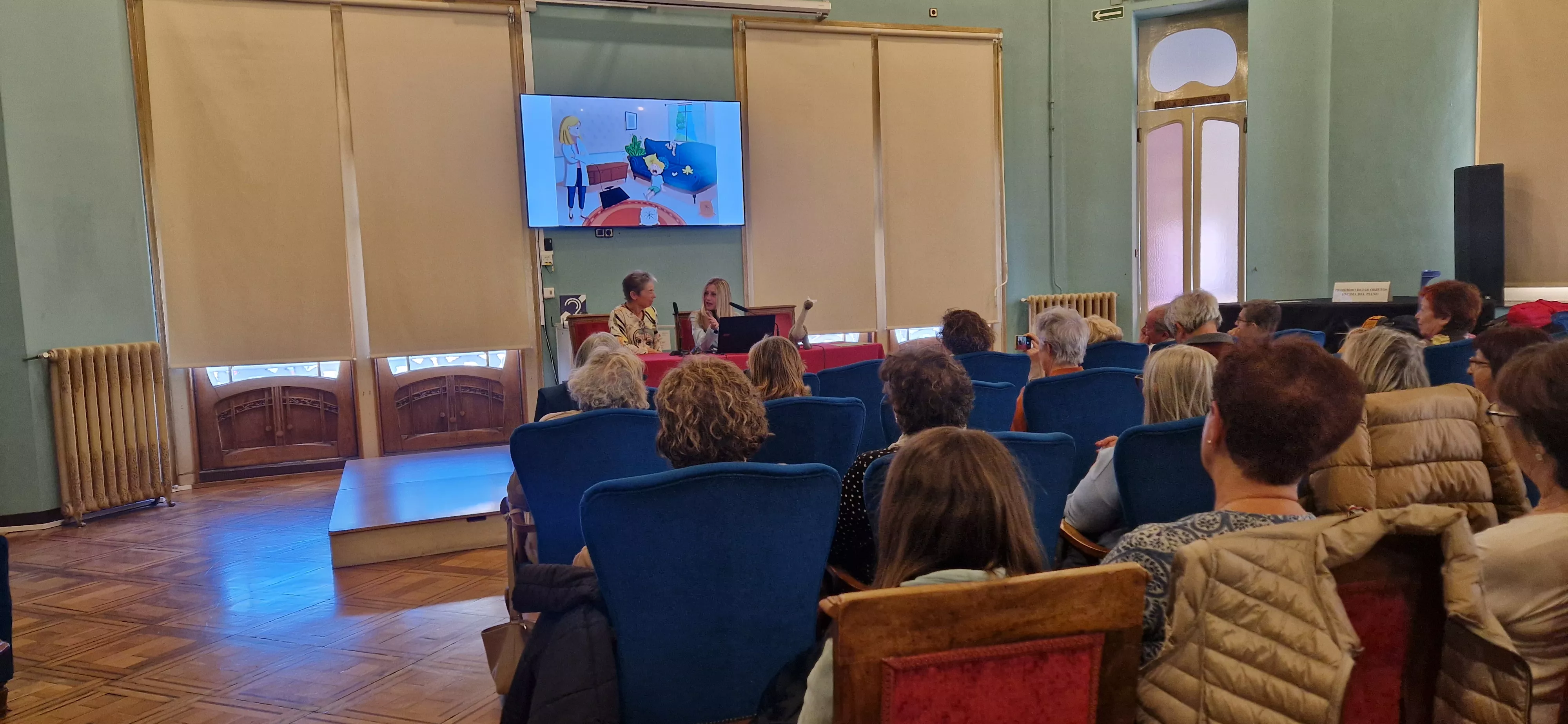 Presentación del libro de Diana Gómez. Foto Myriam Martínez