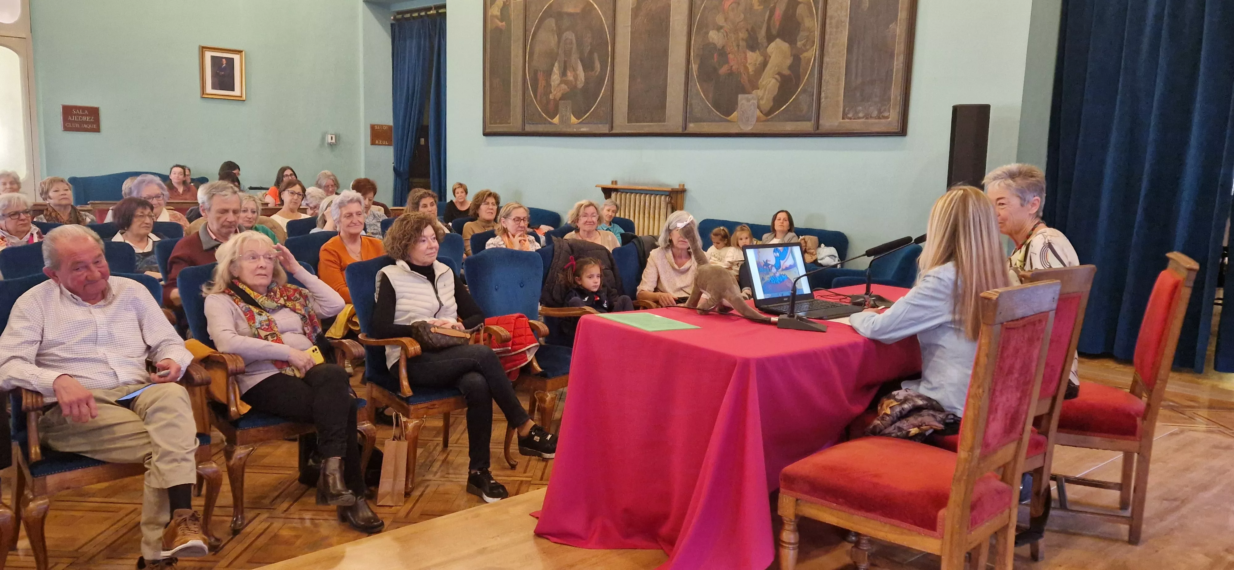 Presentación del libro de Diana Gómez. Foto Myriam Martínez