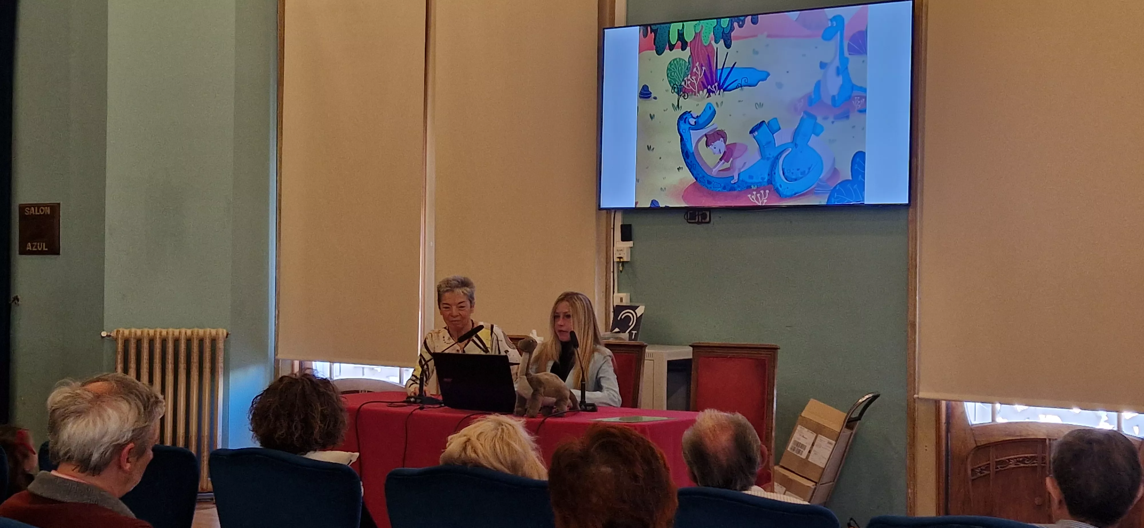 Presentación del libro de Diana Gómez. Foto Myriam Martínez