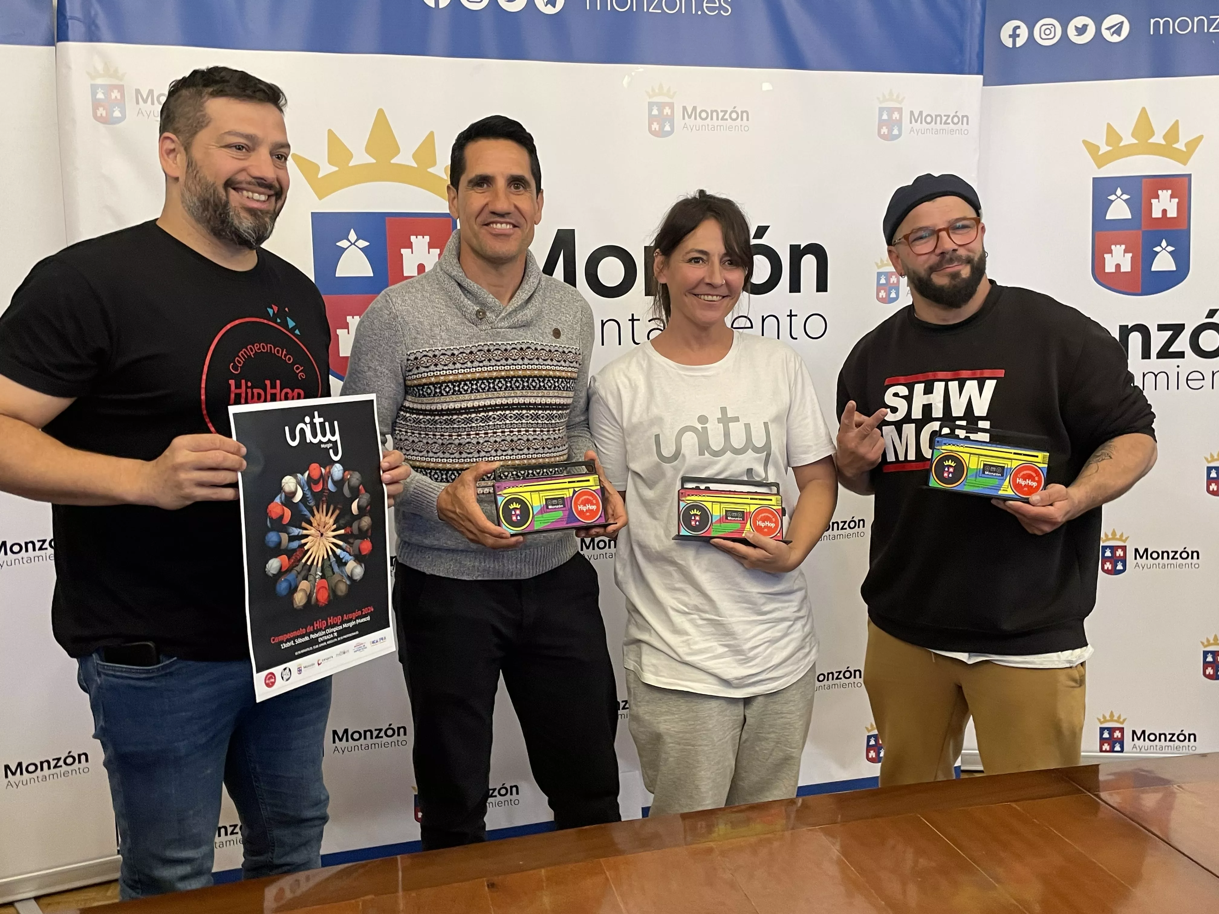 Presentación de la nueva edición del Campeonato de hip hop de Aragón en Monzón. Presentación de la nueva edición del Campeonato de hip hop de Aragón en Monzón.