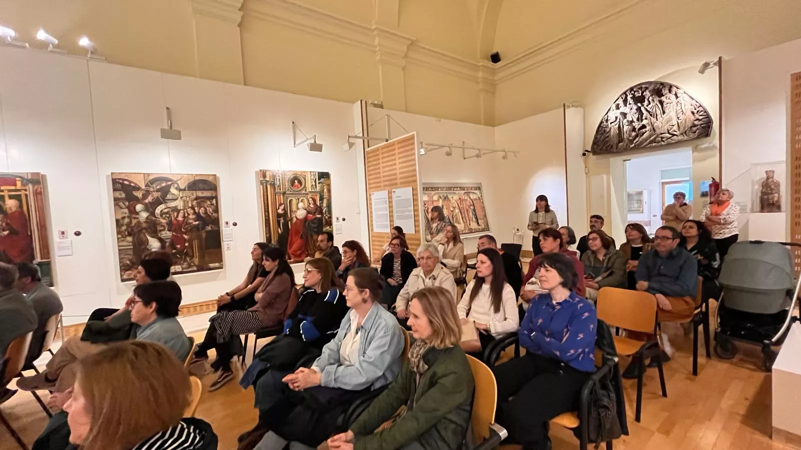 Presentación de la Guía botánica del Museo de Huesca. Foto Mercedes Manterola