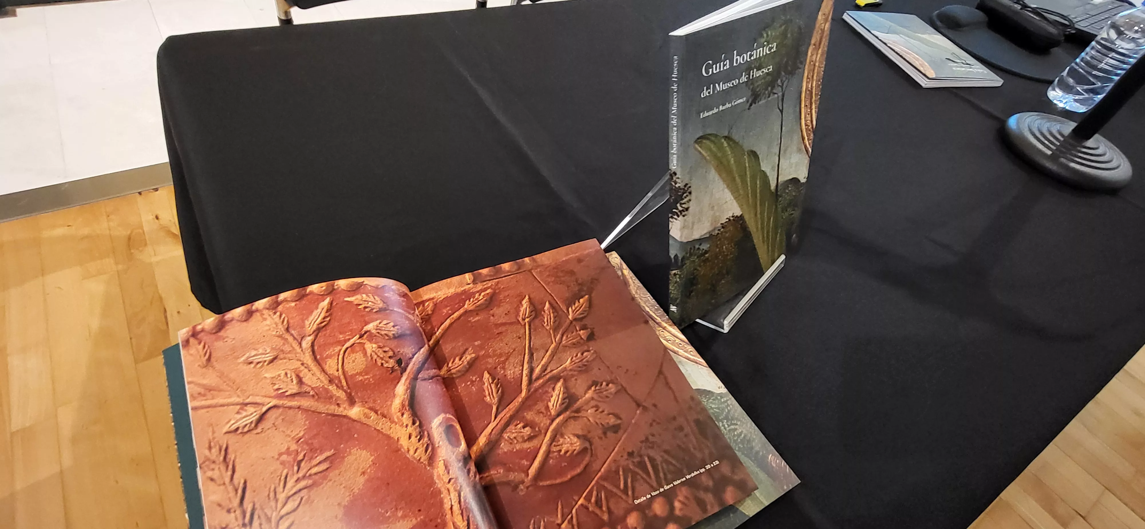 Presentación de la Guía botánica del Museo de Huesca. Foto Mercedes Manterola