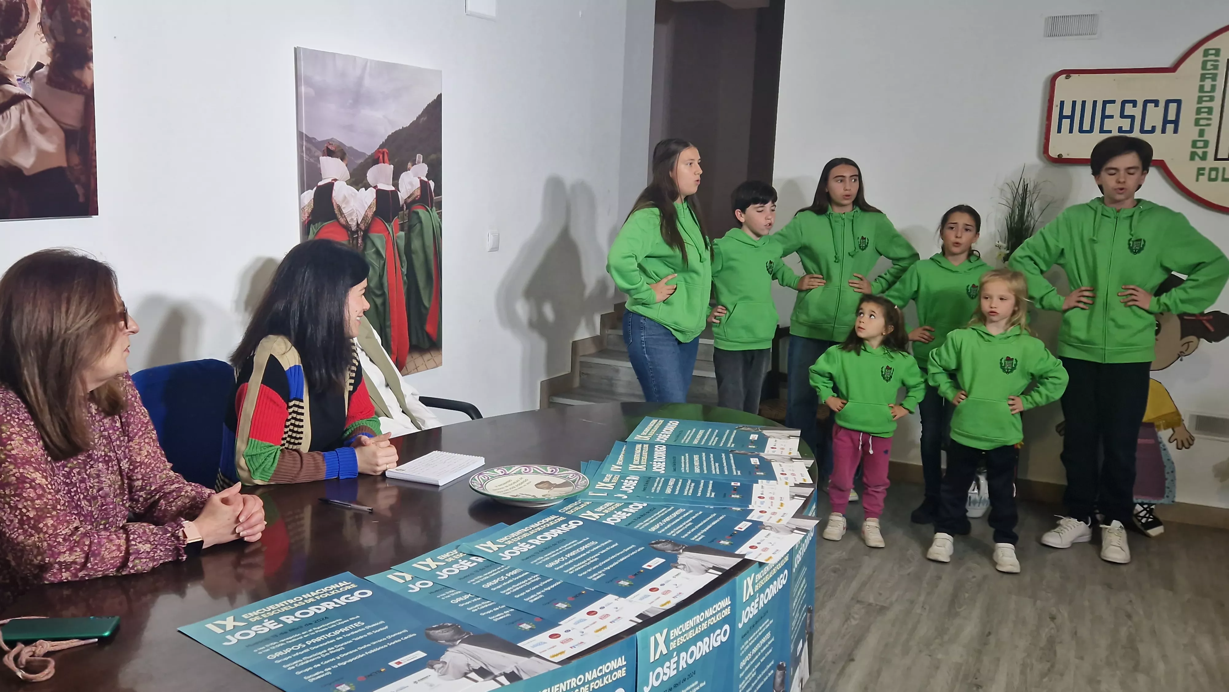 Presentación del IX Encuentro Nacional de Escuelas de Folclore José Rodrigo. Foto Myriam Martínez