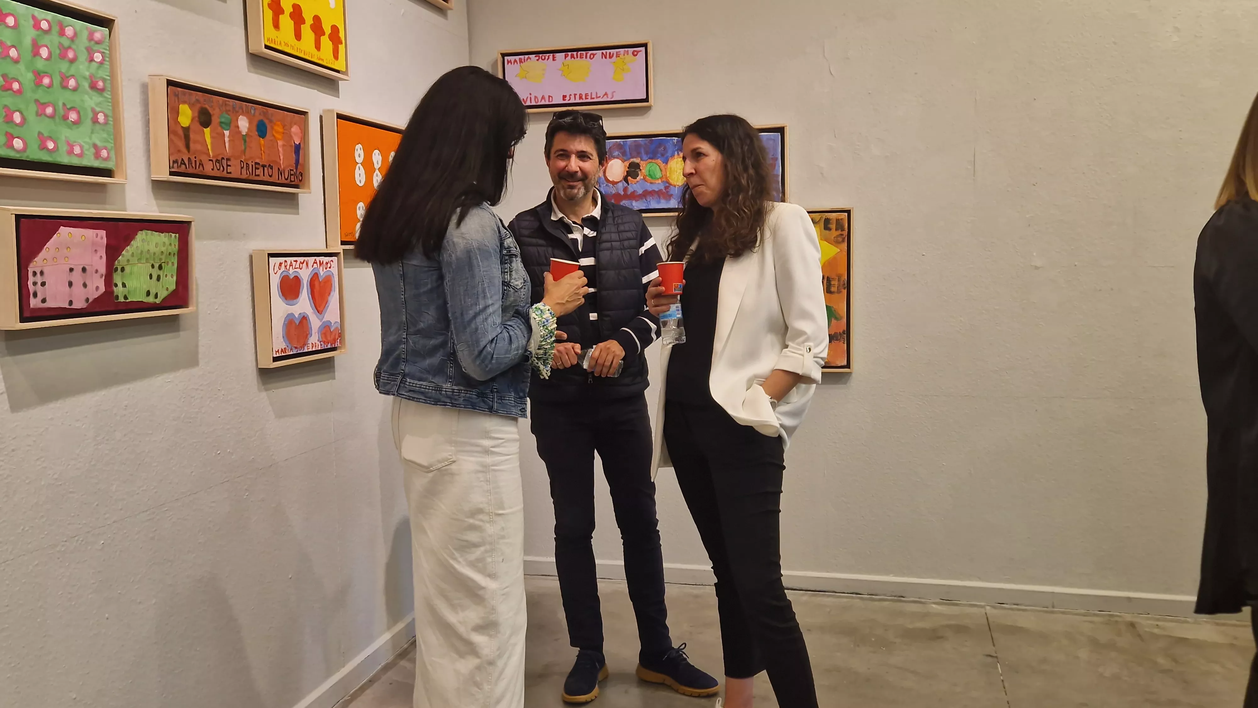 inauguración de la exposición de María José Prieto Nueno. Foto Myriam Martínez 