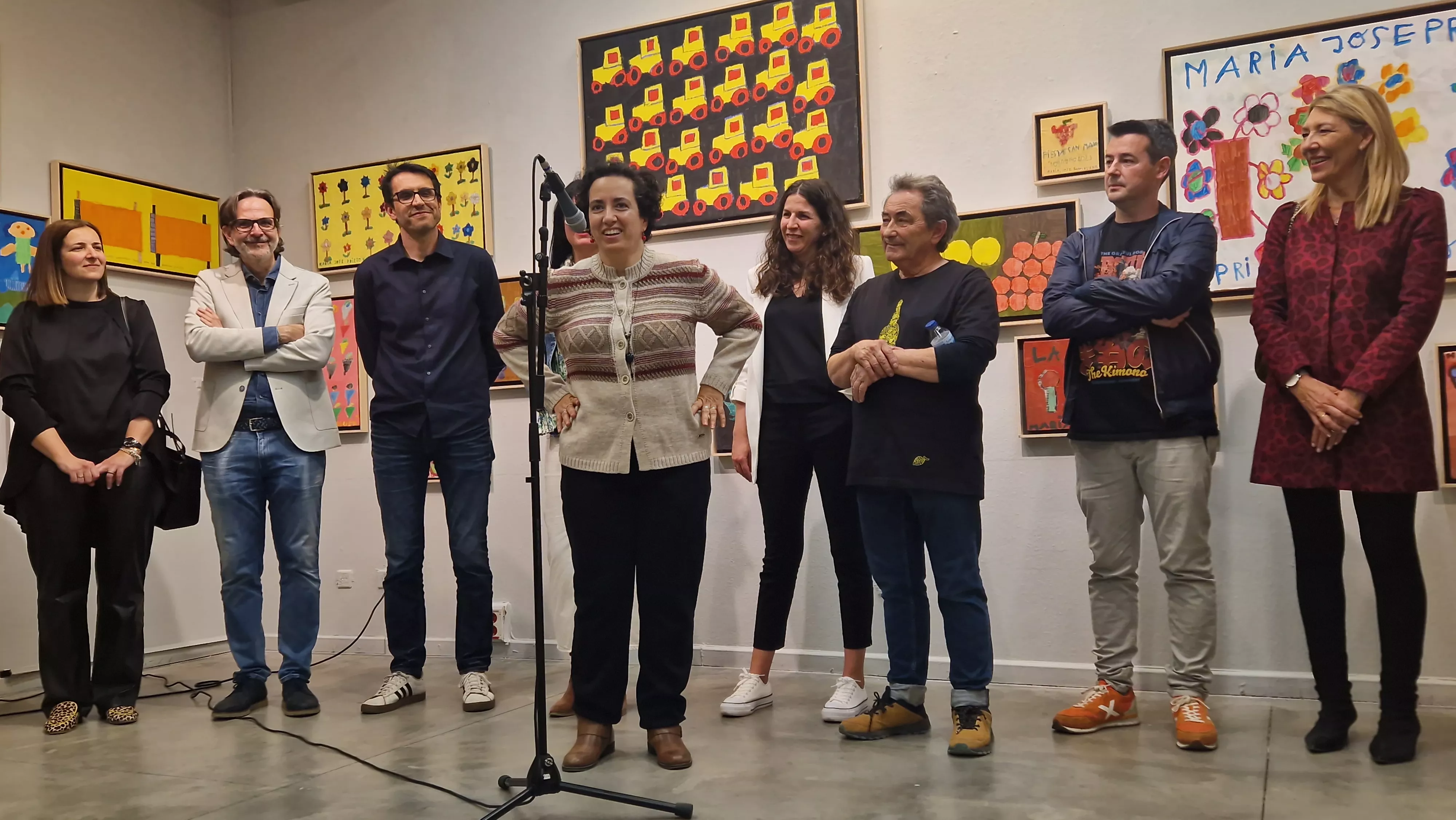 Inauguración de la exposición de María José Prieto Nueno. Foto Myriam Martínez 