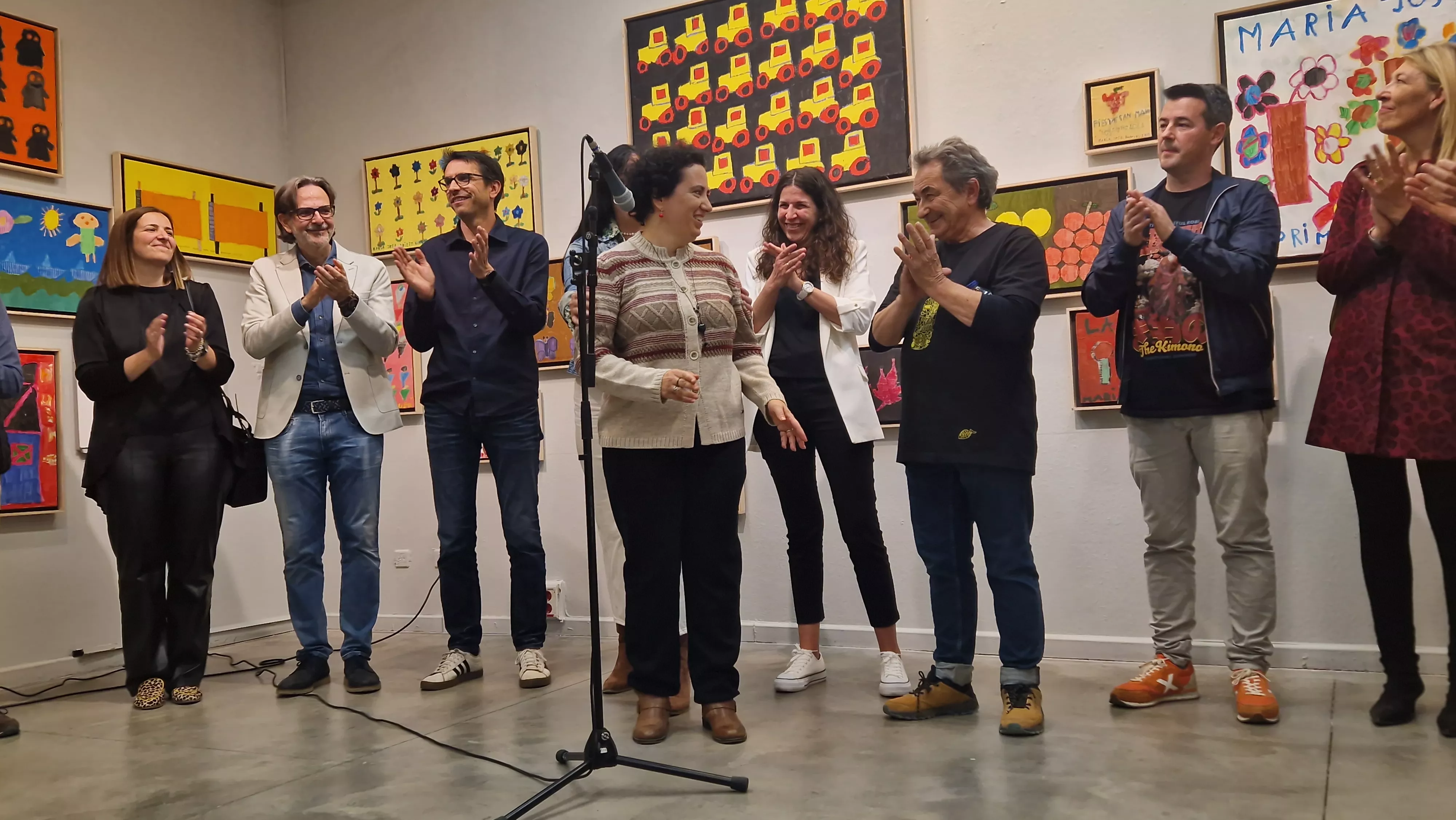 Inauguración de la exposición de María José Prieto Nueno. Foto Myriam Martínez 