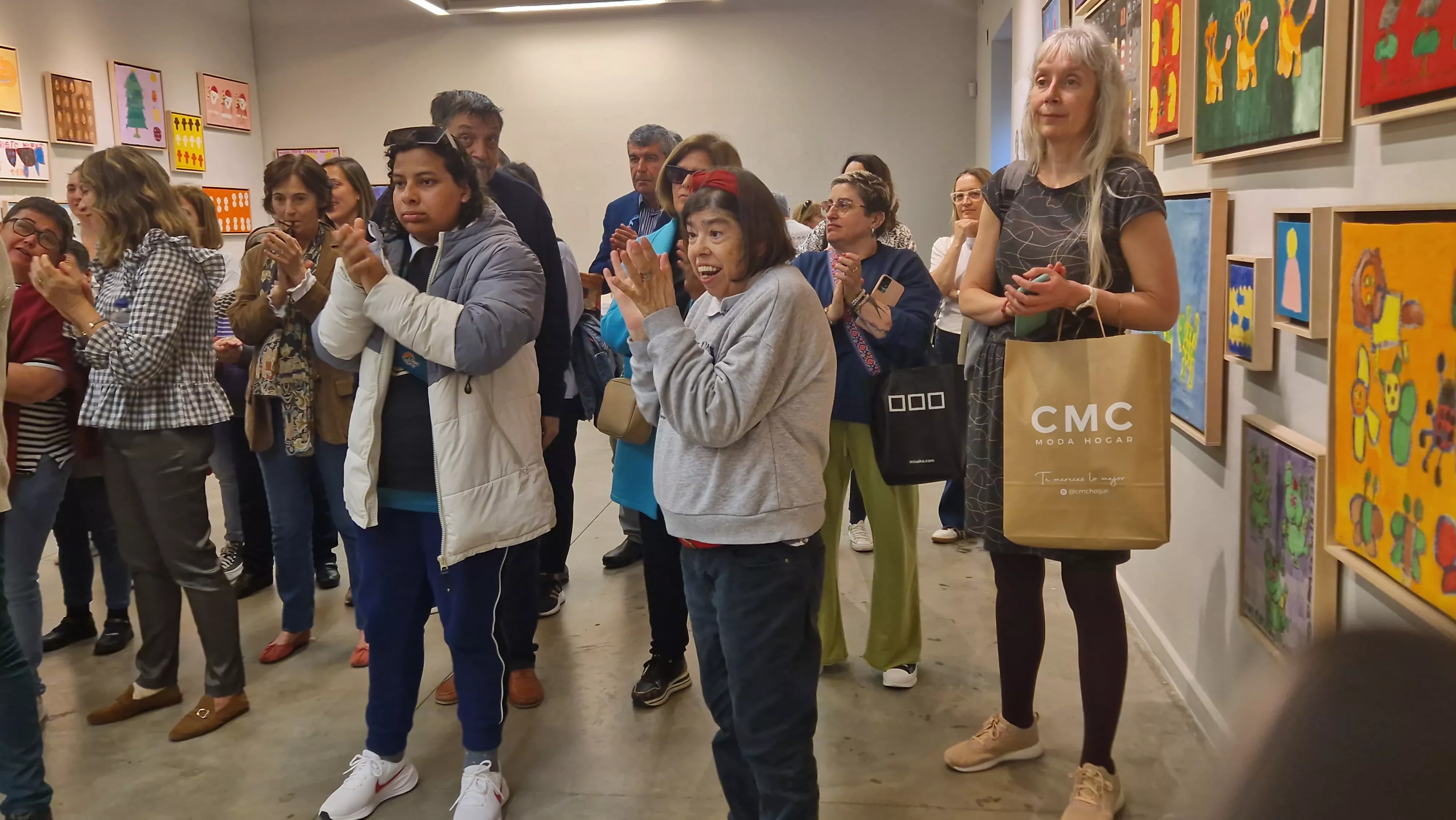 Inauguración de la exposición de María José Prieto Nueno. Foto Myriam Martínez 