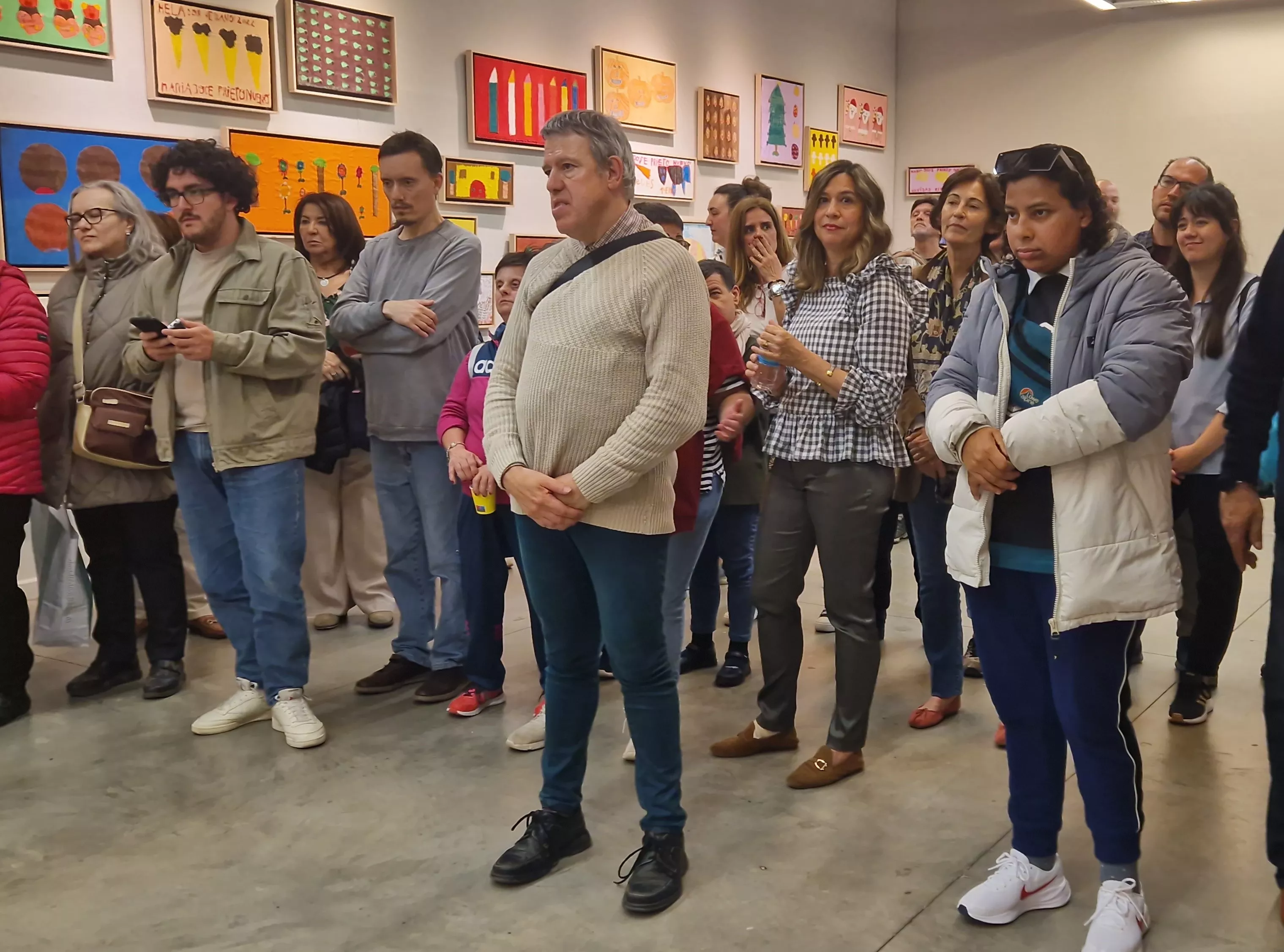 Inauguración de la exposición de María José Prieto Nueno. Foto Myriam Martínez 