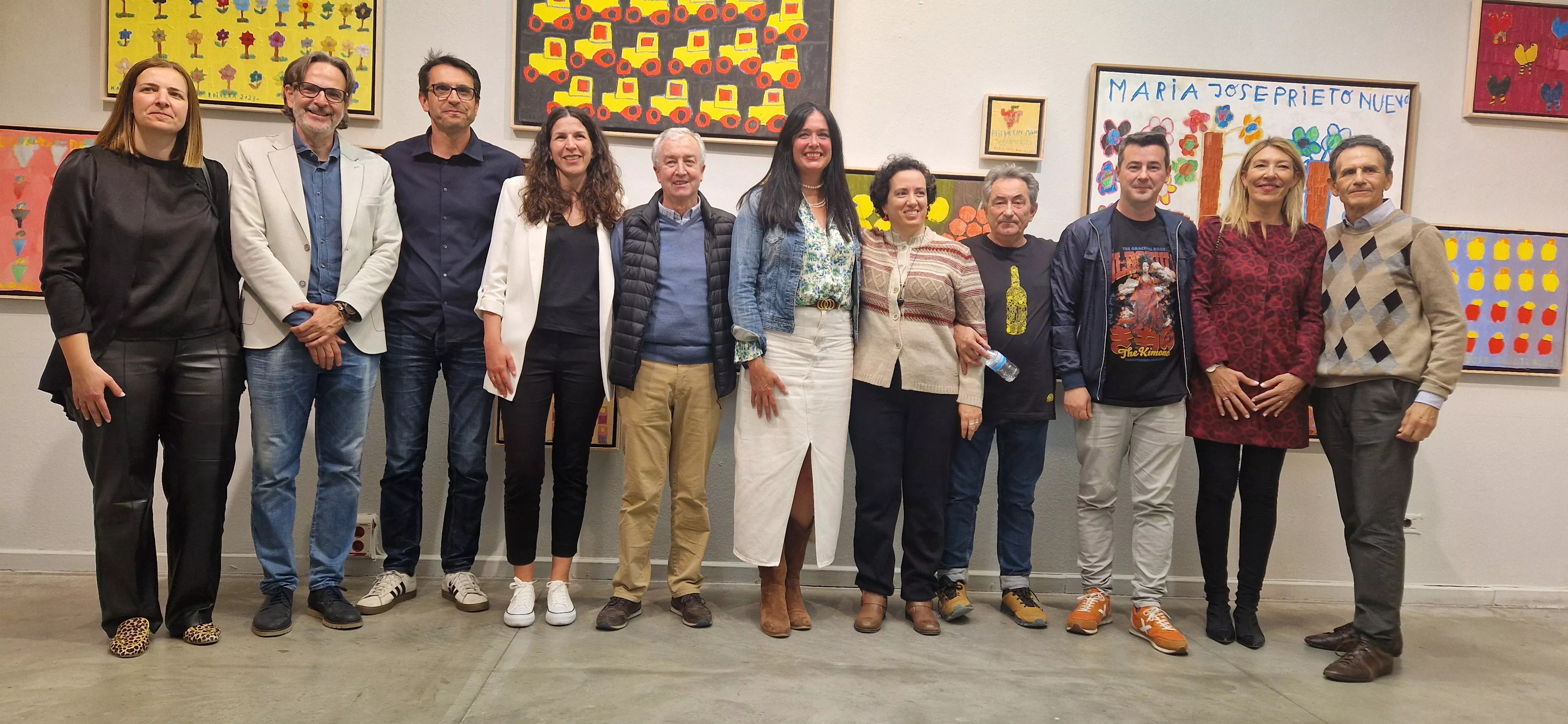 Inauguración de la exposición de María José Prieto Nueno. Foto Myriam Martínez 