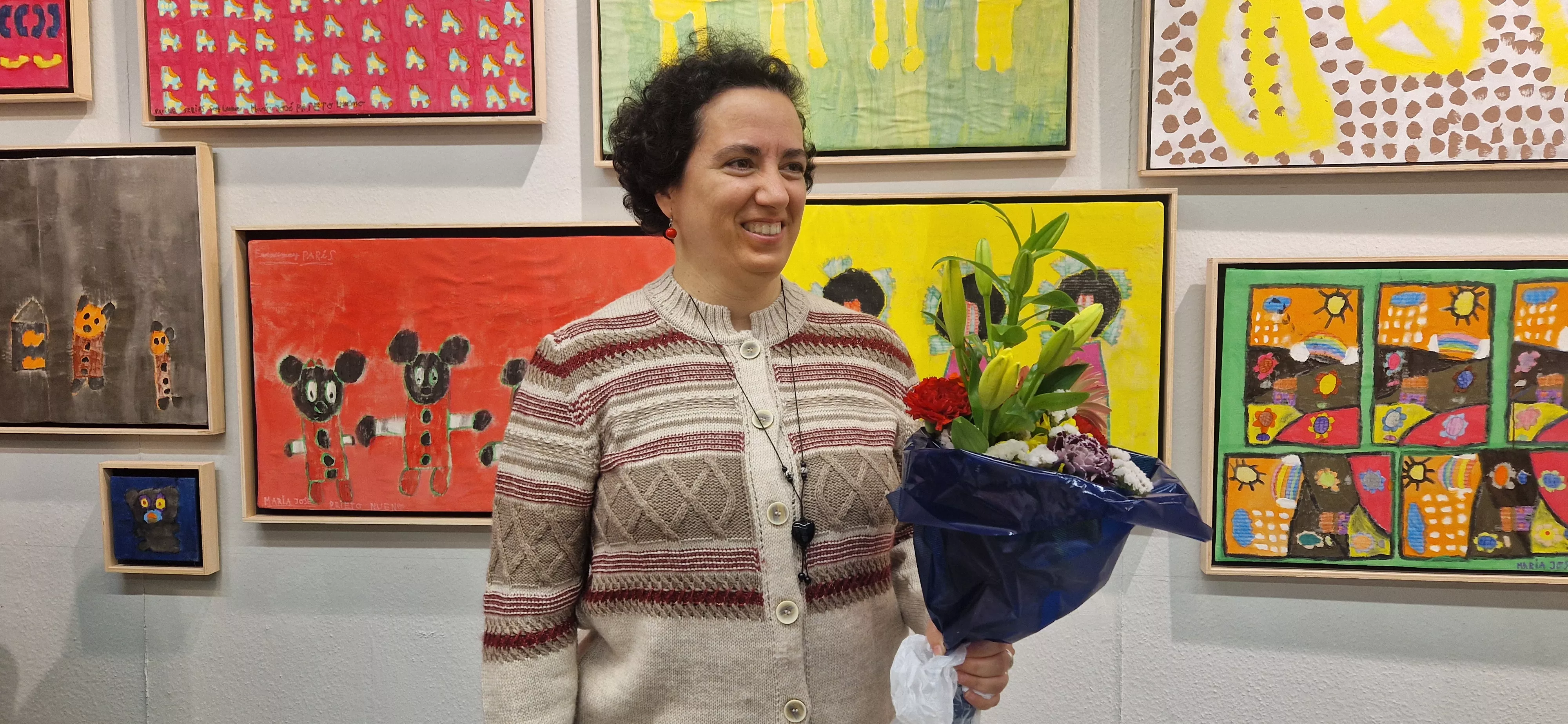 Inauguración de la exposición de María José Prieto Nueno. Foto Myriam Martínez 