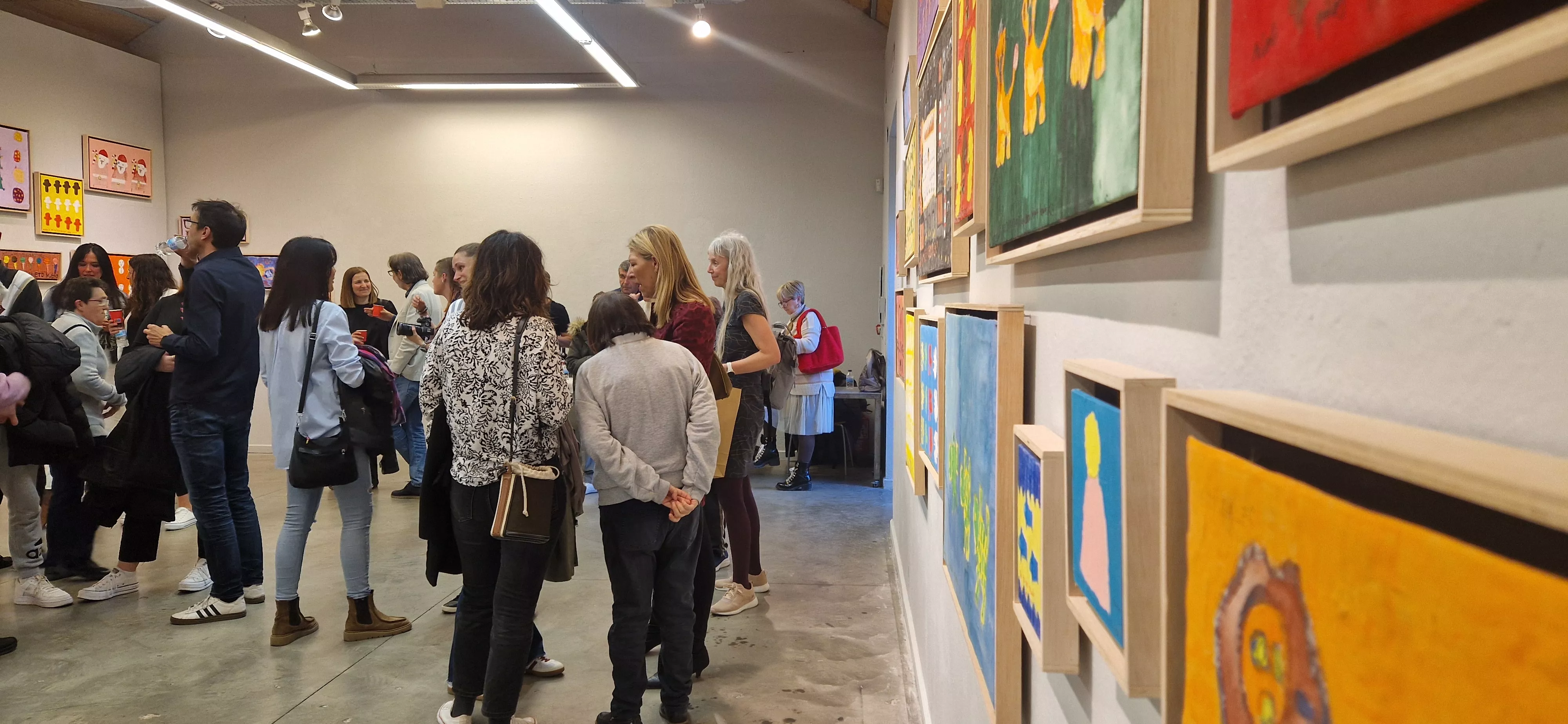 Inauguración de la exposición de María José Prieto Nueno. Foto Myriam Martínez 