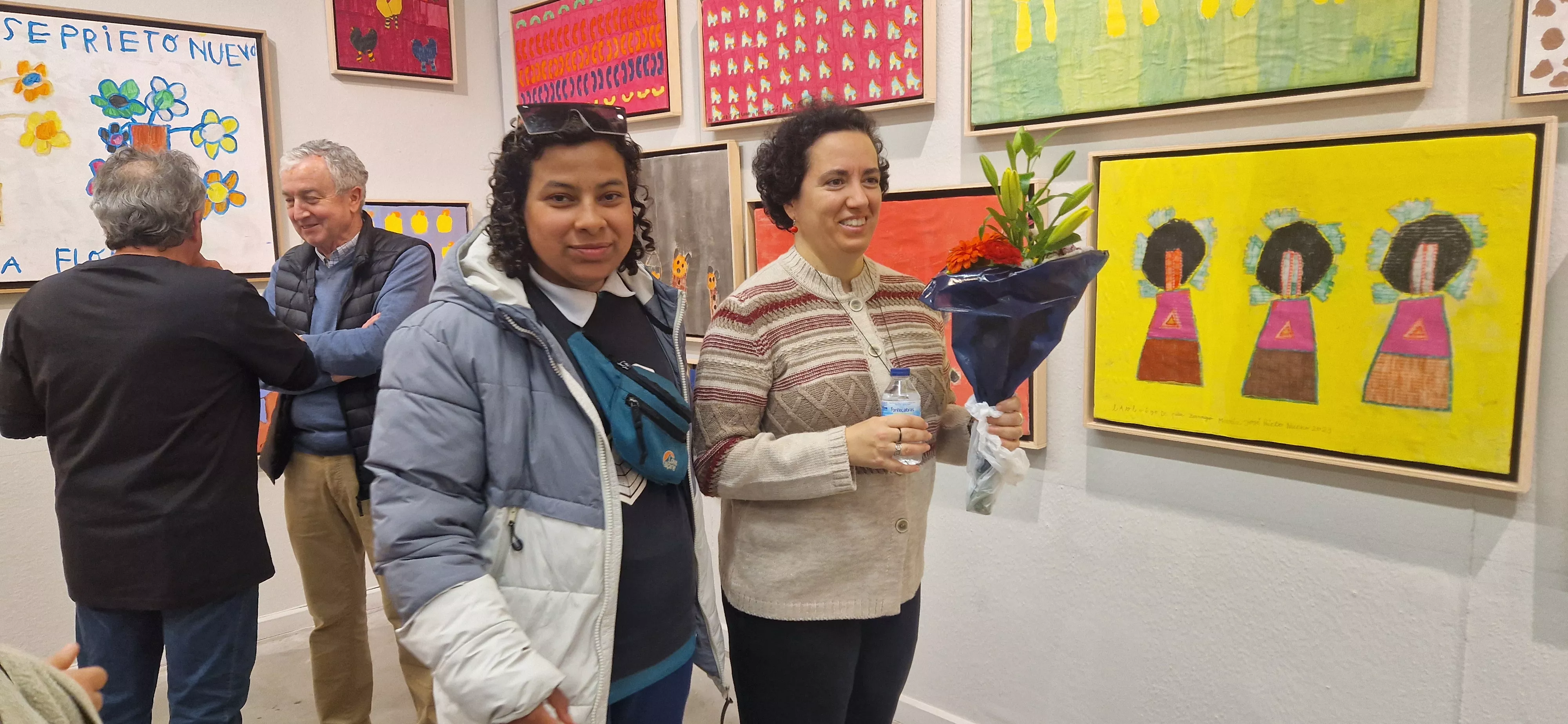 Inauguración de la exposición de María José Prieto Nueno. Foto Myriam Martínez 