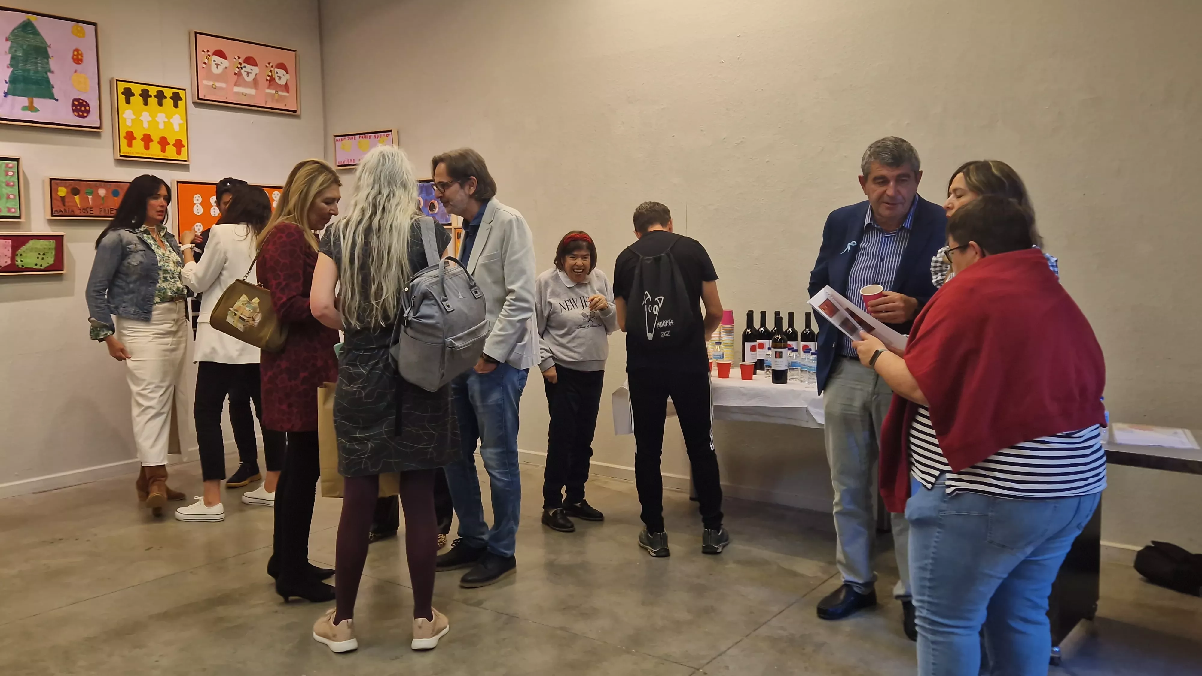 Inauguración de la exposición de María José Prieto Nueno. Foto Myriam Martínez 