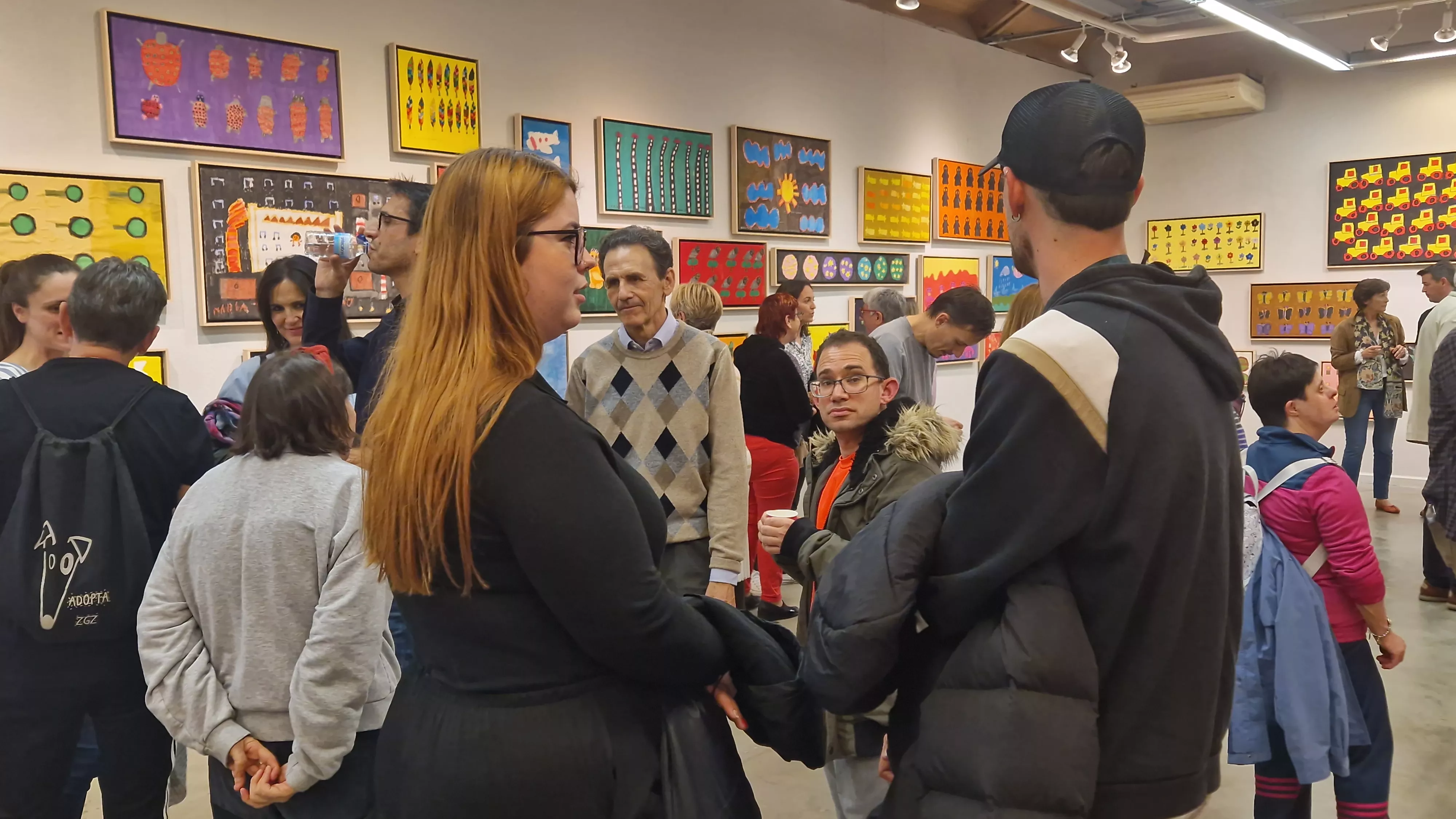 Inauguración de la exposición de María José Prieto Nueno. Foto Myriam Martínez 