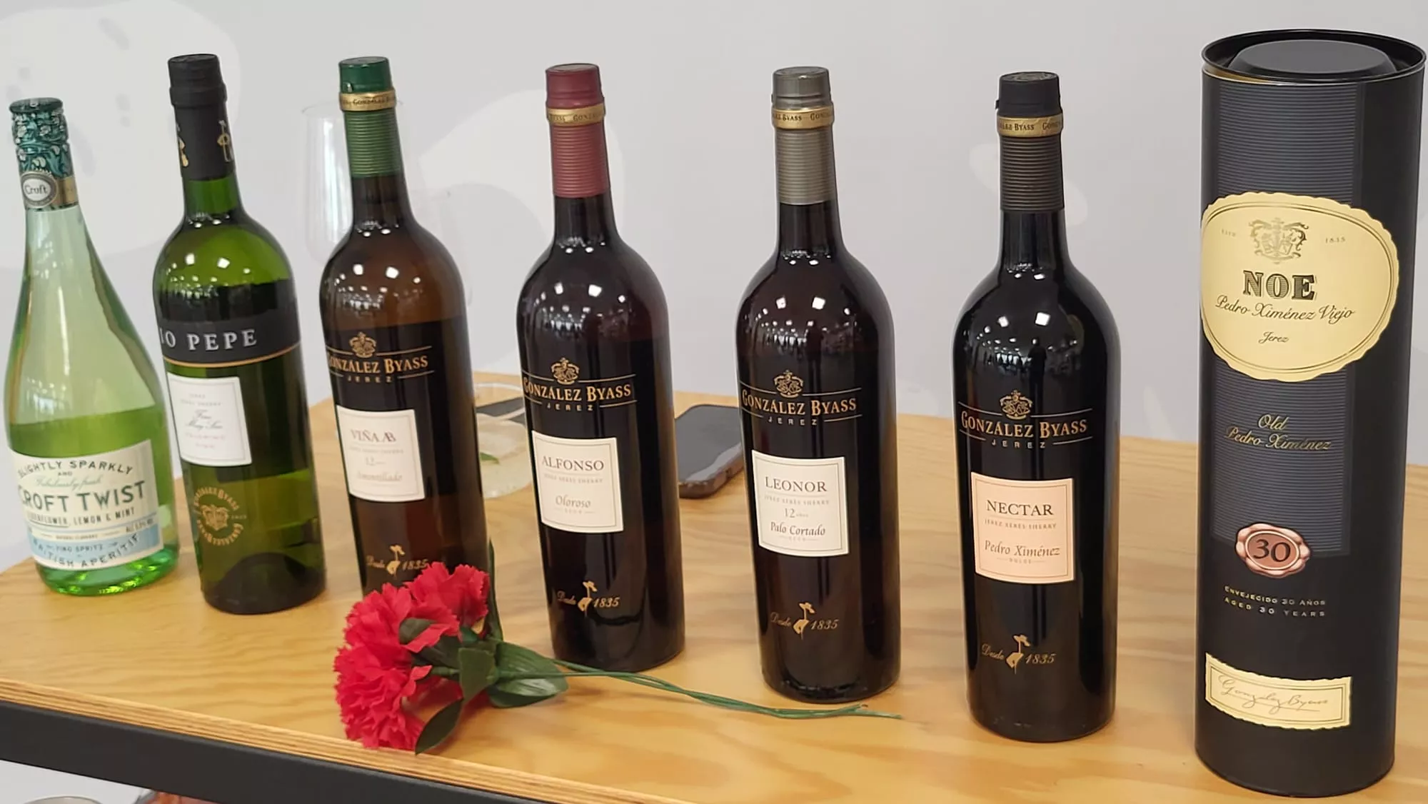 Cata de vinos de González Byass en el Espacio Altoaragón