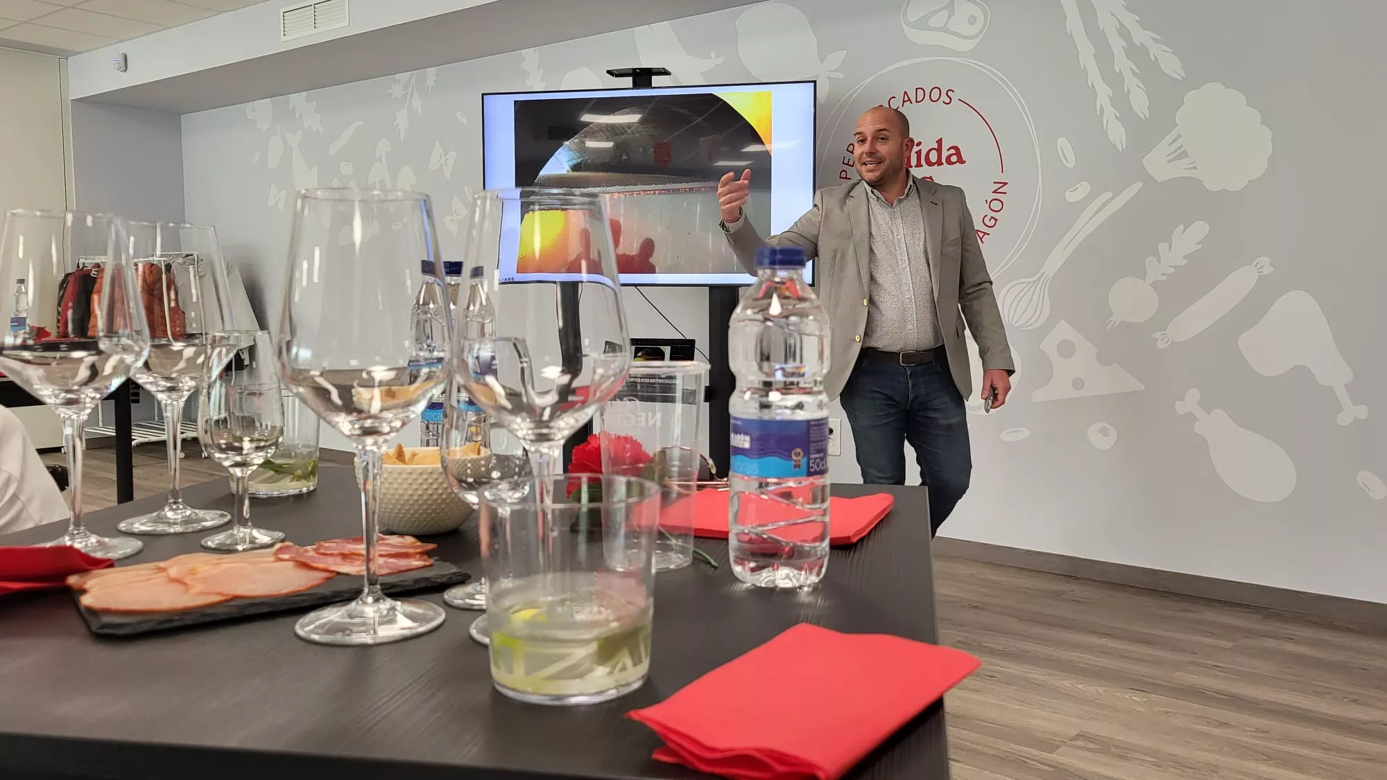 Cata de vinos de González Byass en el Espacio Altoaragón