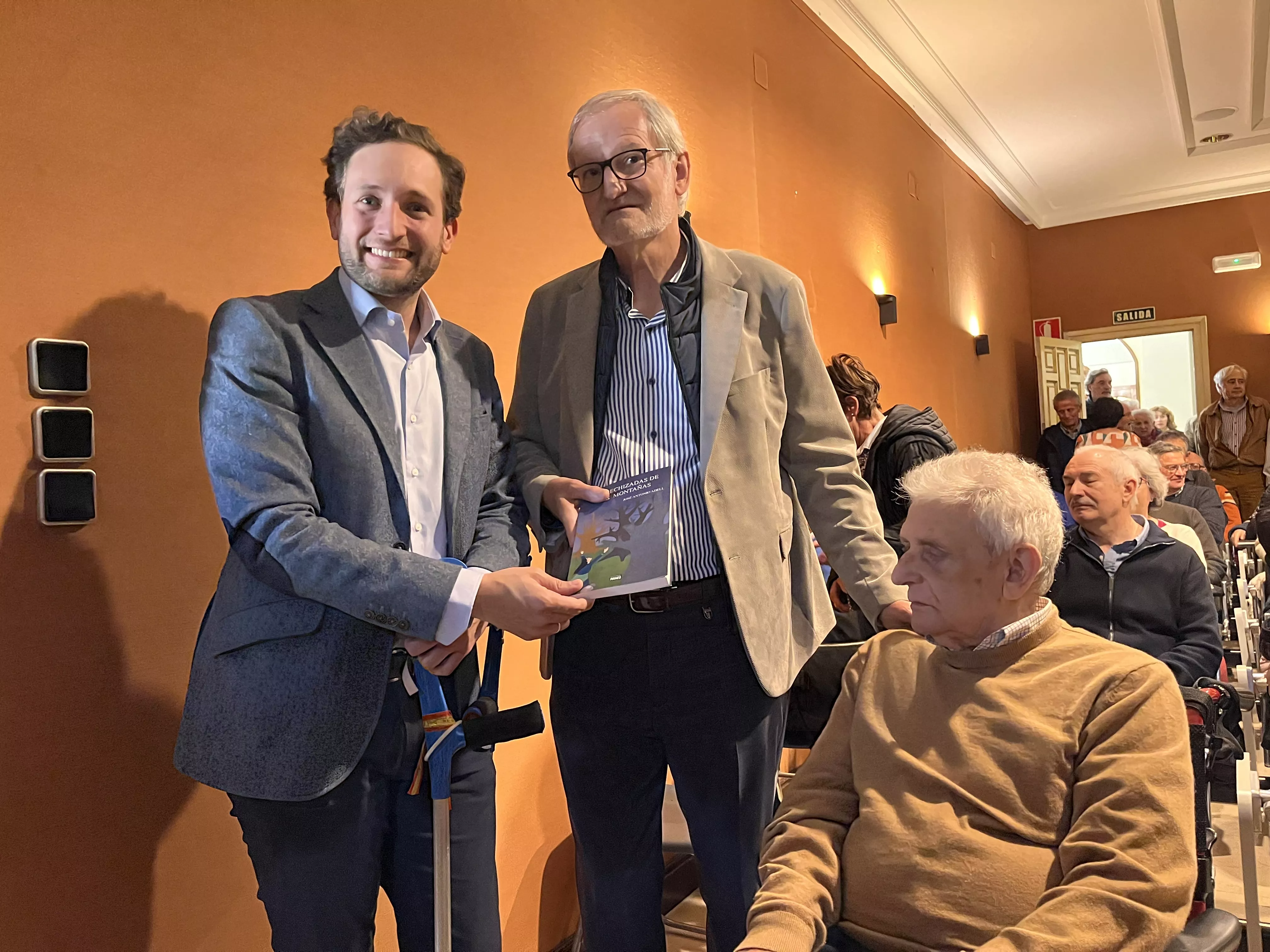 Isaac Claver, José Antonio Adell y Angel Gari. Foto Mercedes Manterola
