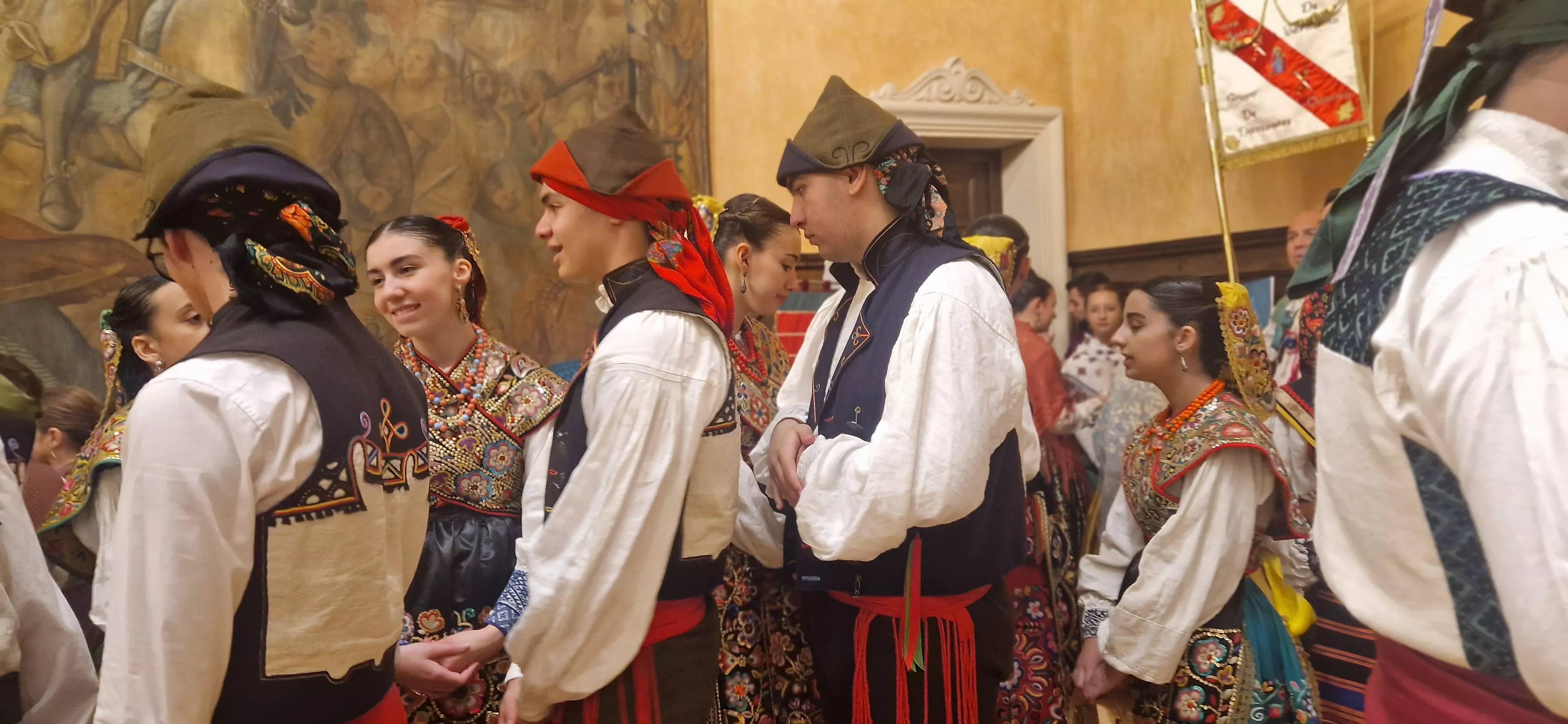  Recepción en el Ayuntamiento. IX Encuentro Nacional de Escuelas de Folklore José Rodrigo. Foto Myriam Martínez 