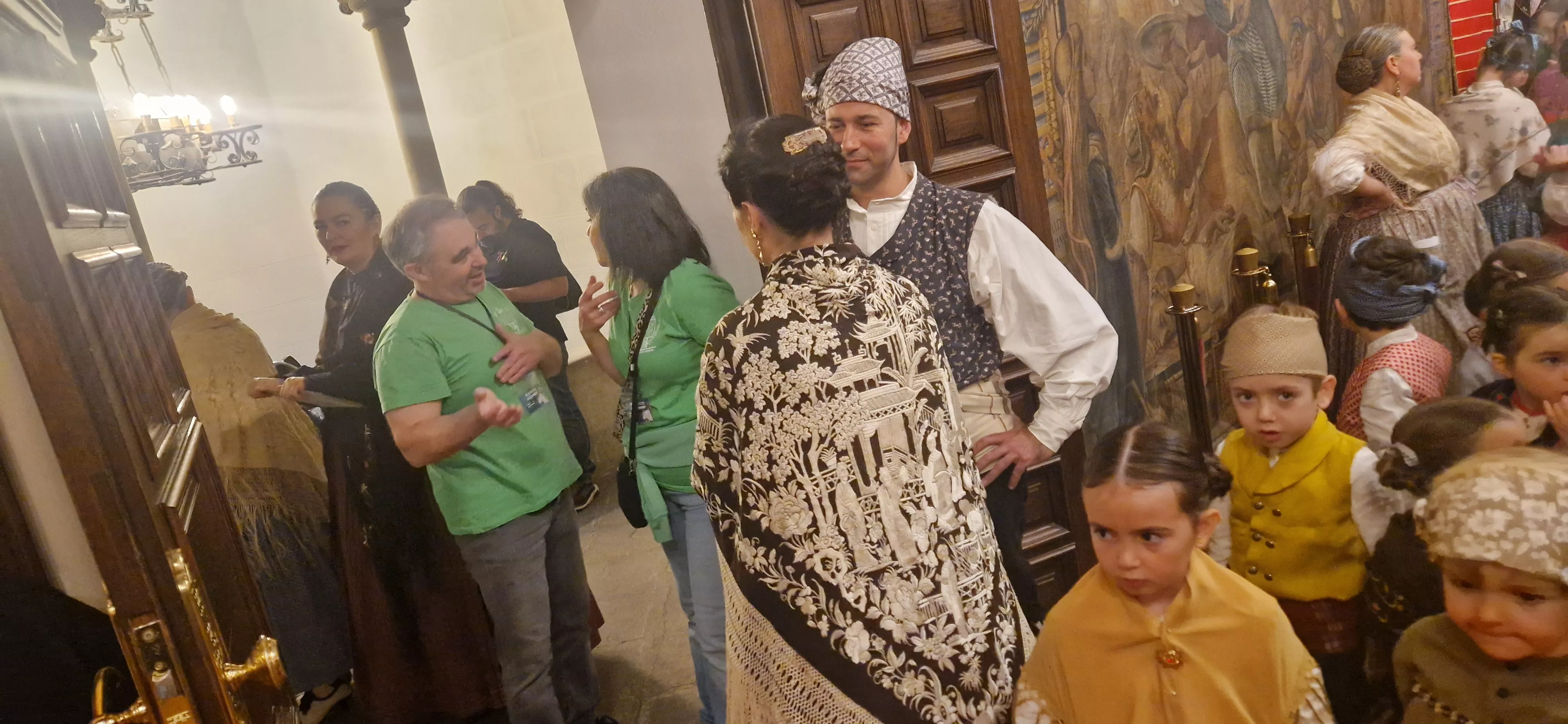  Recepción en el Ayuntamiento. IX Encuentro Nacional de Escuelas de Folklore José Rodrigo. Foto Myriam Martínez 