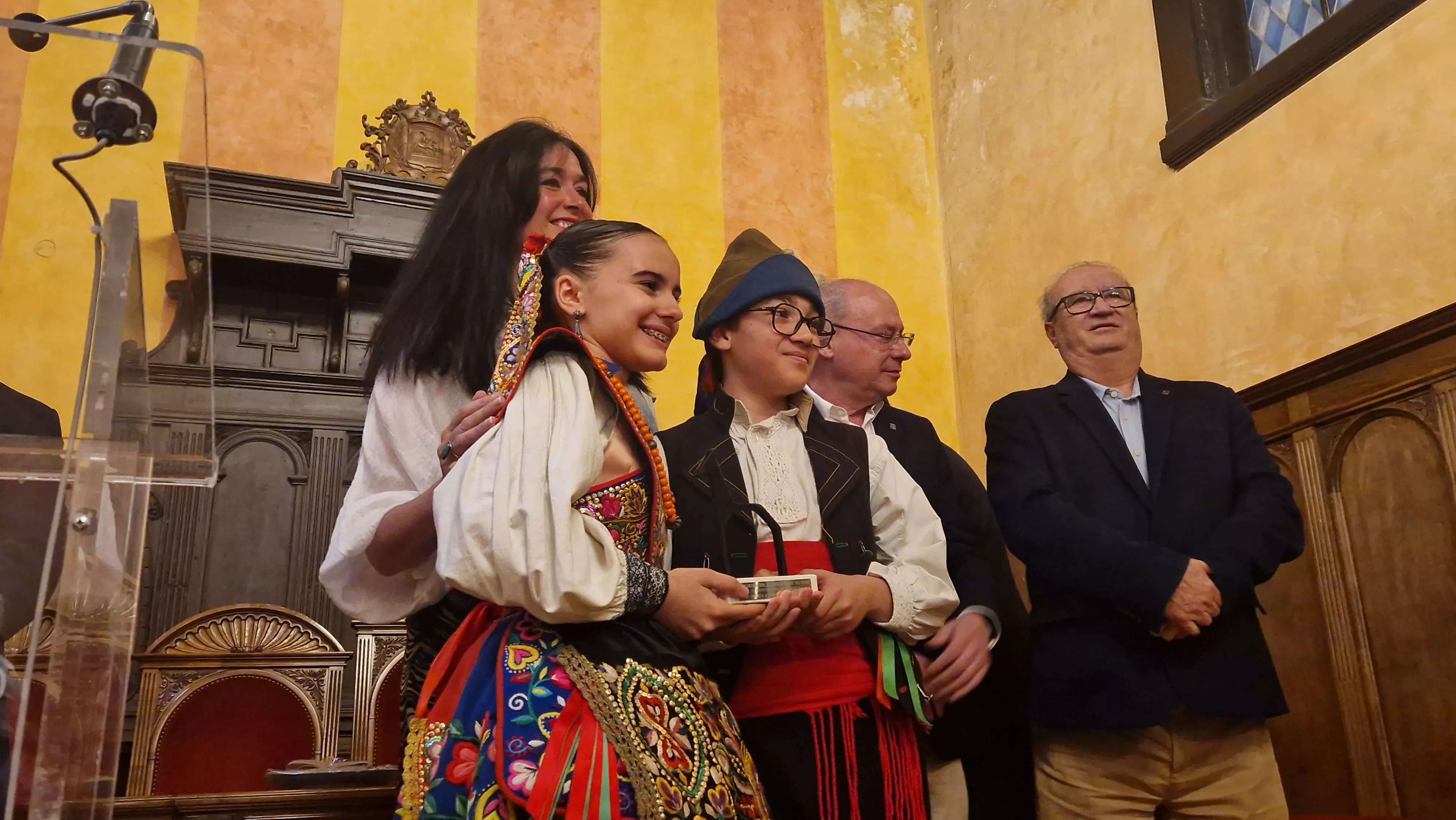  Recepción en el Ayuntamiento. IX Encuentro Nacional de Escuelas de Folklore José Rodrigo. Foto Myriam Martínez 