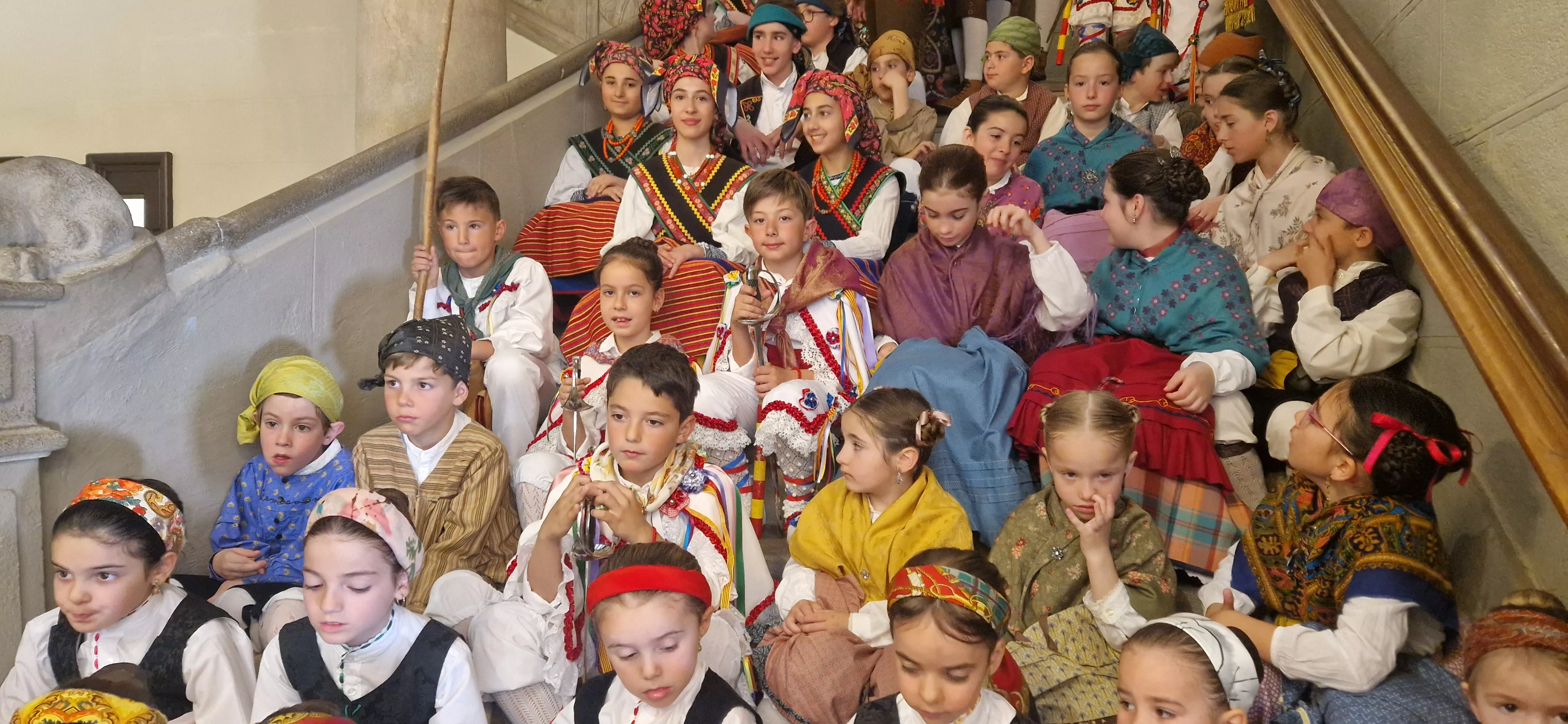 Recepción en el Ayuntamiento. IX Encuentro Nacional de Escuelas de Folklore José Rodrigo. Foto Myriam Martínez 