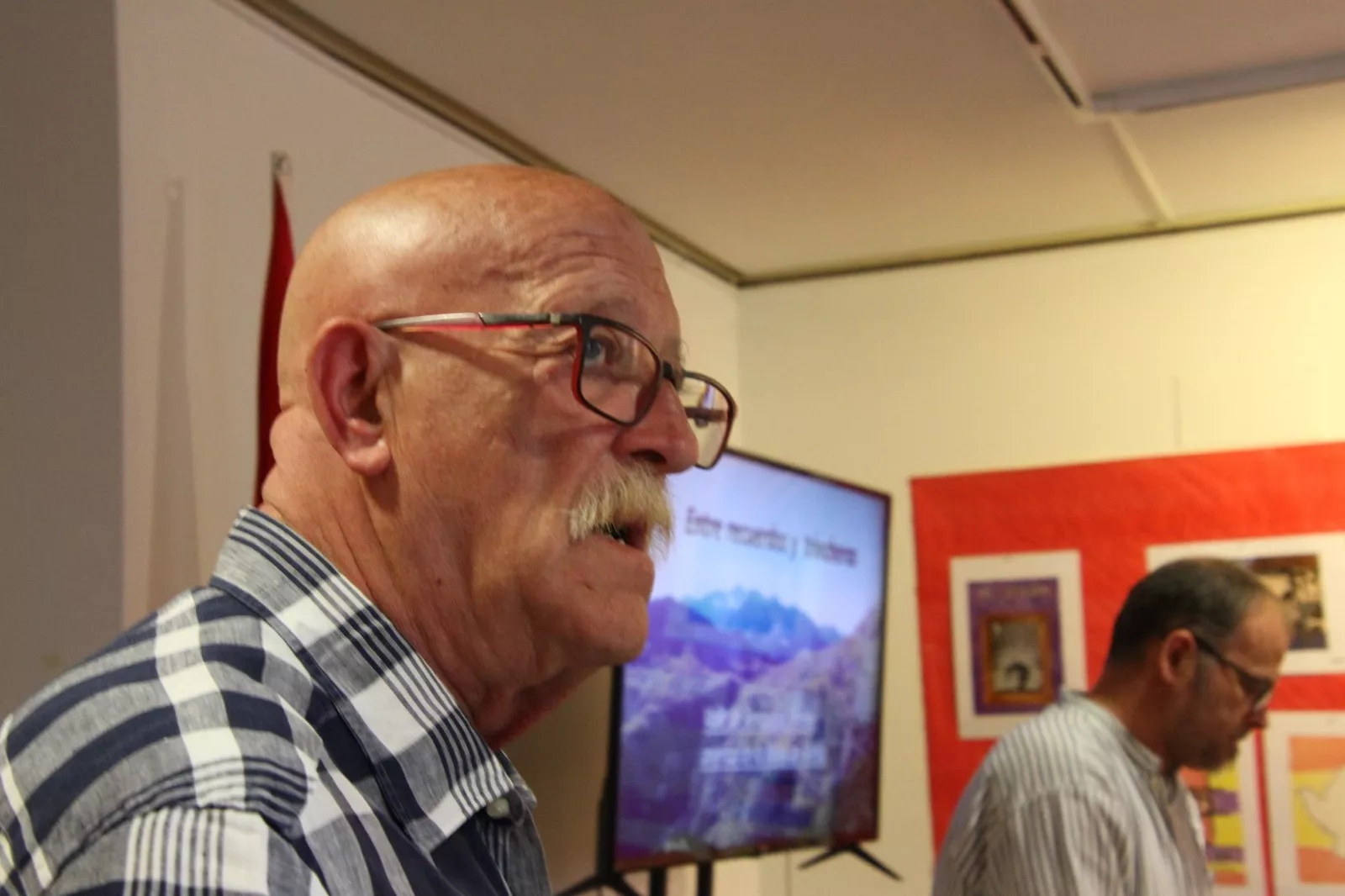 Toño Moliner, en las jornadas culturales de CRMAHU. Foto Carlos Neofato 
