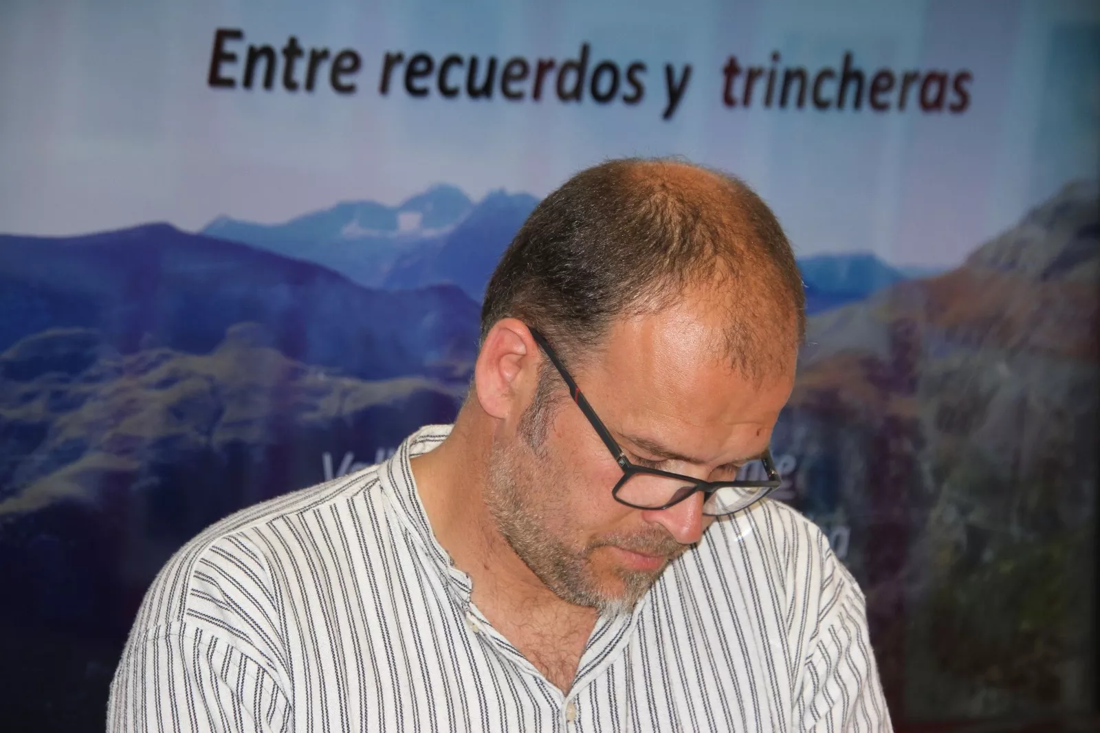  Lorenzo Moliner Otín, en las jornadas culturales de CRMAHU. Foto Carlos Neofato 