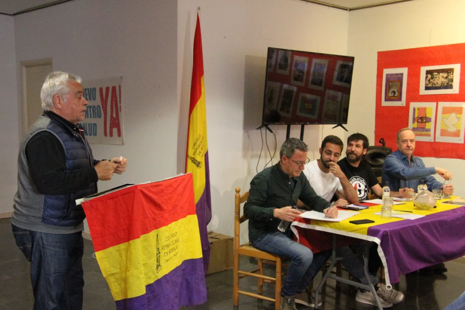 Carlos Escartín, César Ceresuela, Mario Vidal, Guillermo Boix y Ramón Lasaosa. Foto Carlos Neofato