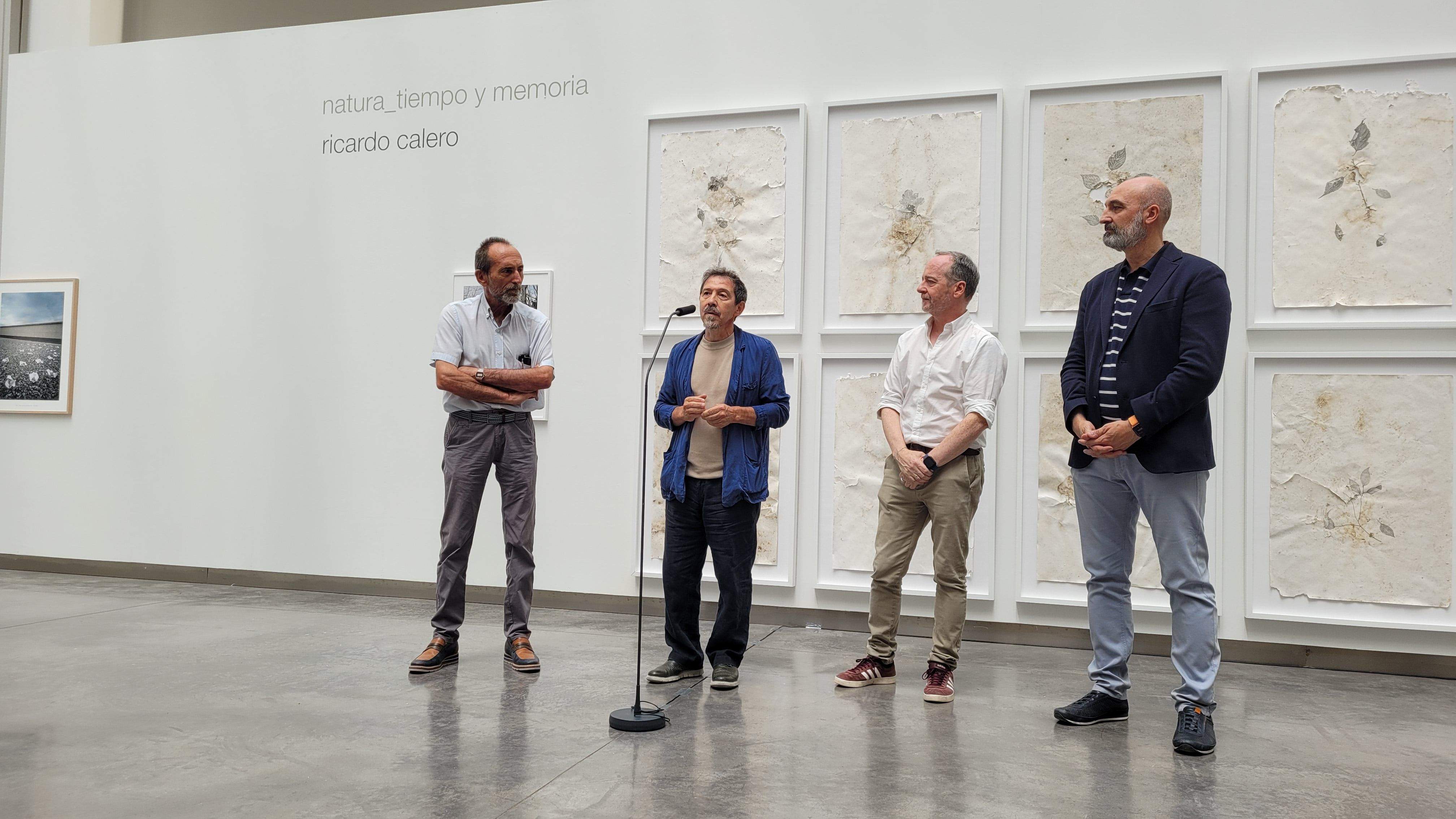 Presentación de la exposición de Ricardo Calero