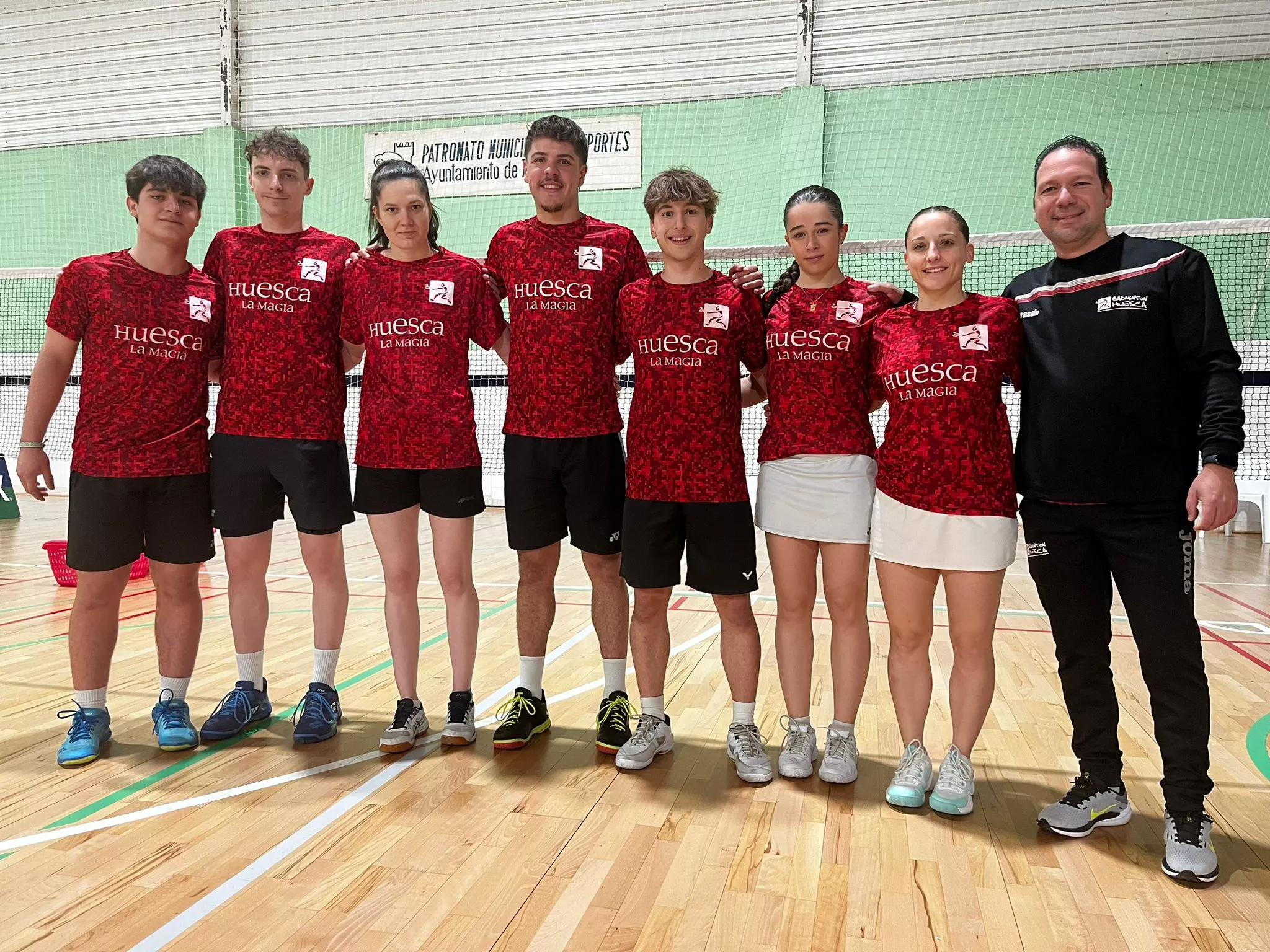 Bádminton Huesca La Magia en Huelva.