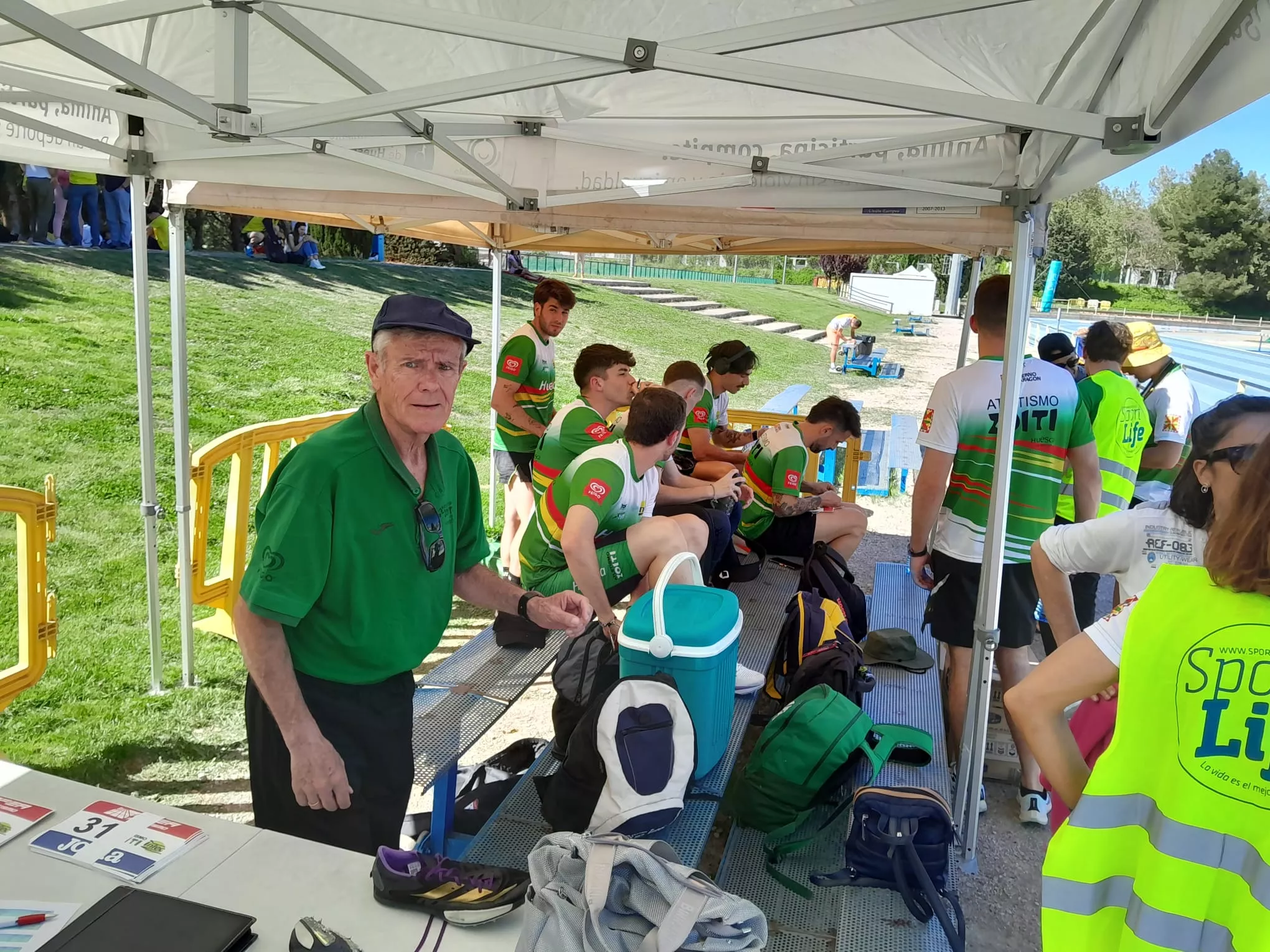 José Luis Castán, al pie del cañón.