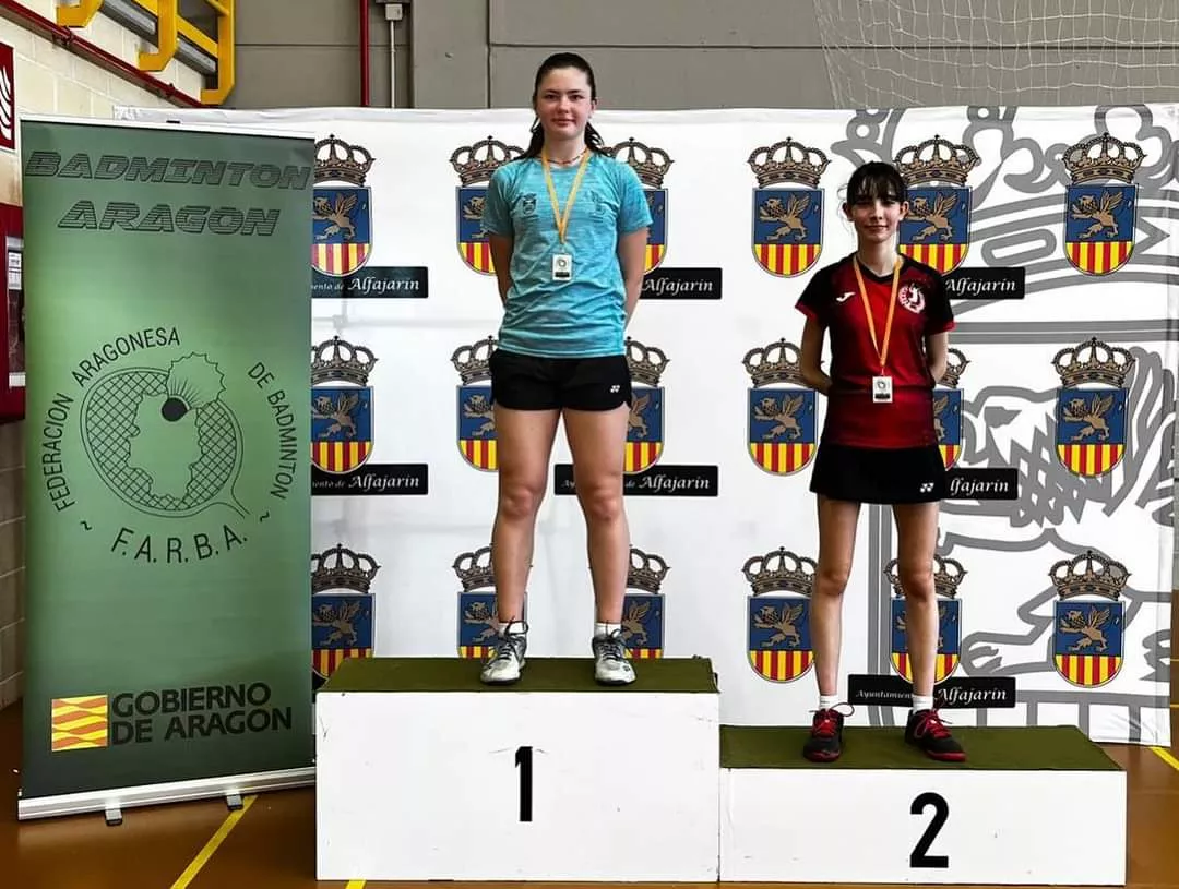 Emma Bibián (VV Osca) subcampeona individual Sub 17