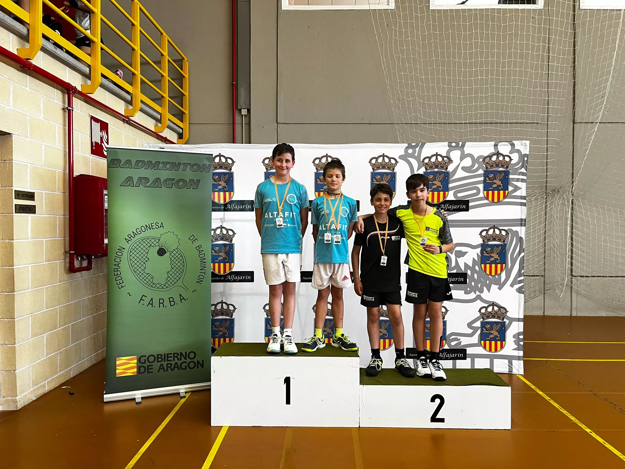 Podios del Huesca La Magia en Alfajarín