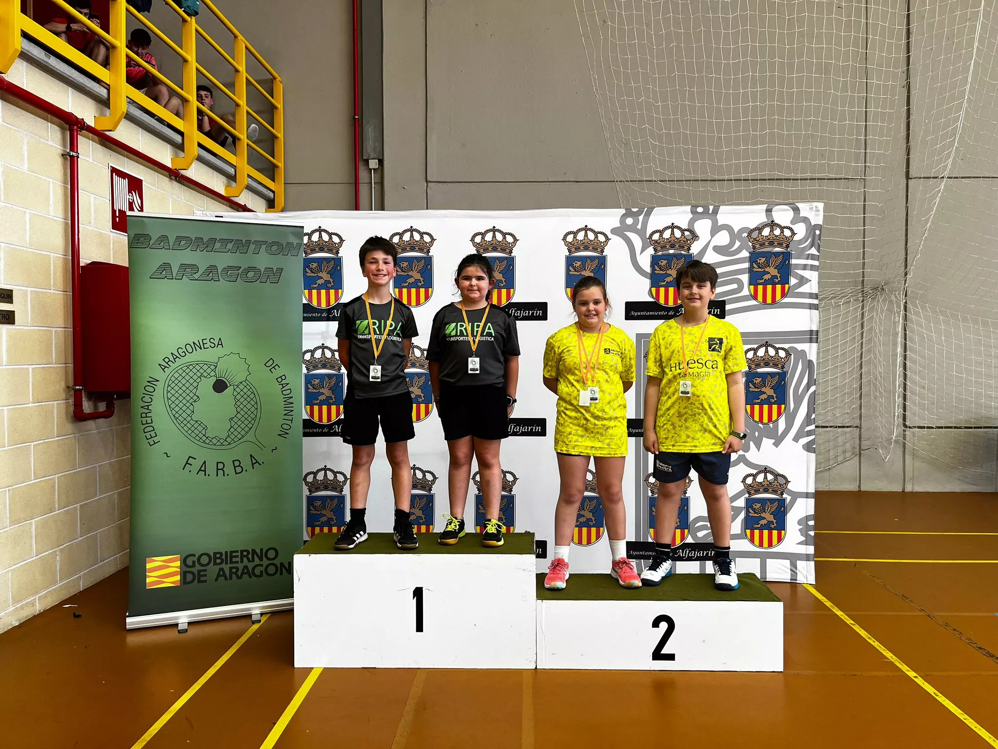 Podios del Huesca La Magia en Alfajarín