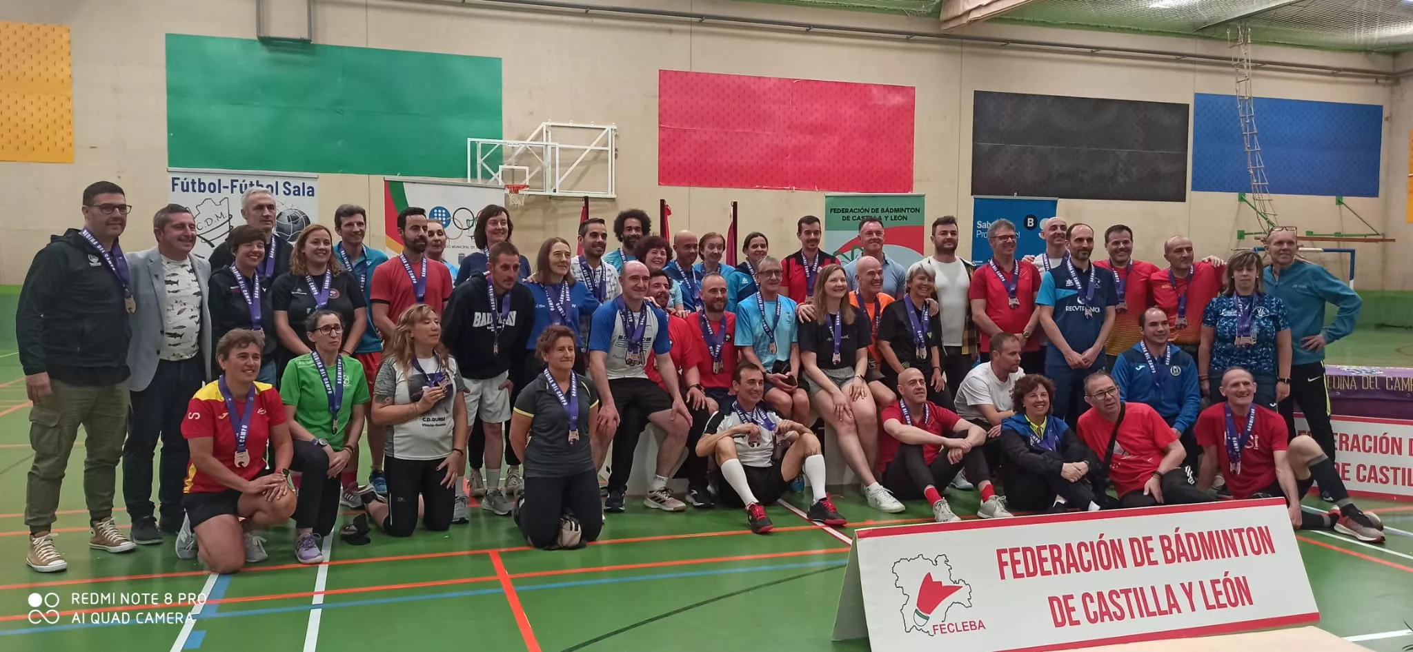 Foto de familia de premiados en Medina del Campo