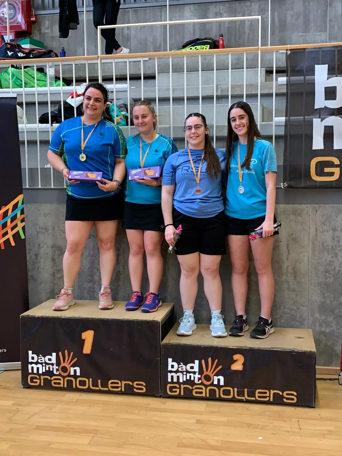 Podio de Jara Marco en Granollers.