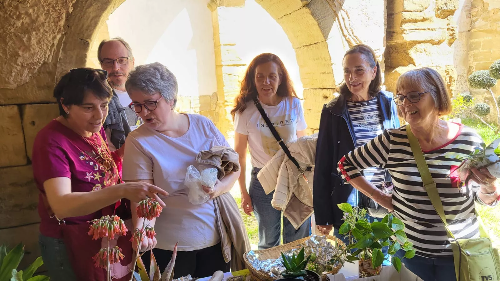 Intercambio de semillas, esquejes y plantas en La Malena