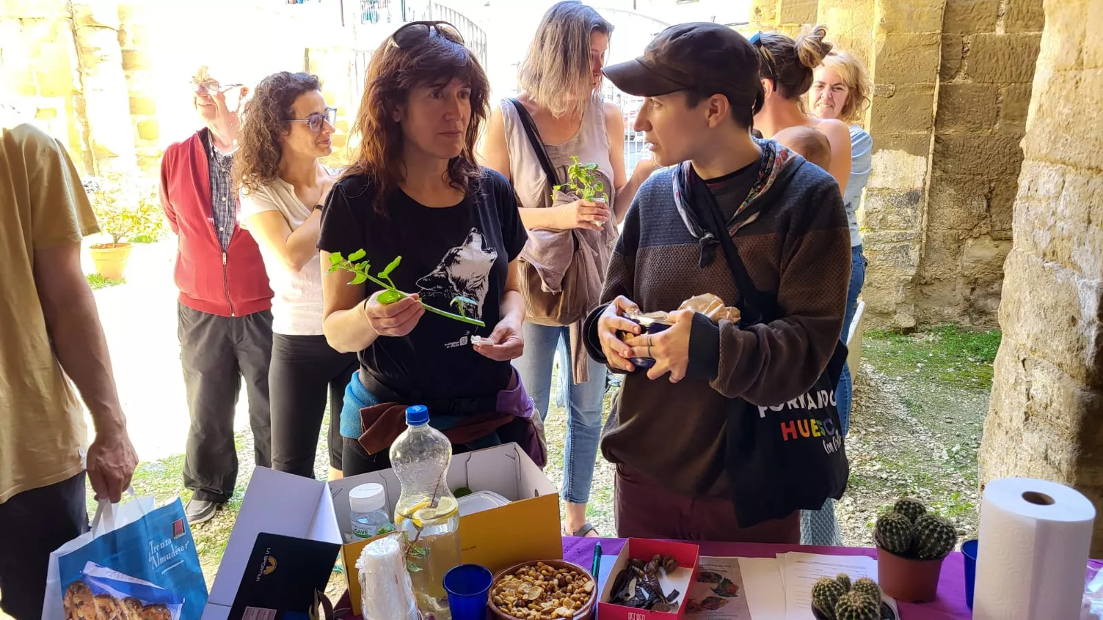 Intercambio de semillas, esquejes y plantas en La Malena