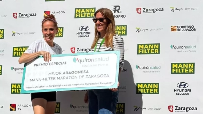 Bea Martínez, del Intec-Zoiti, mejor aragonesa en el maratón