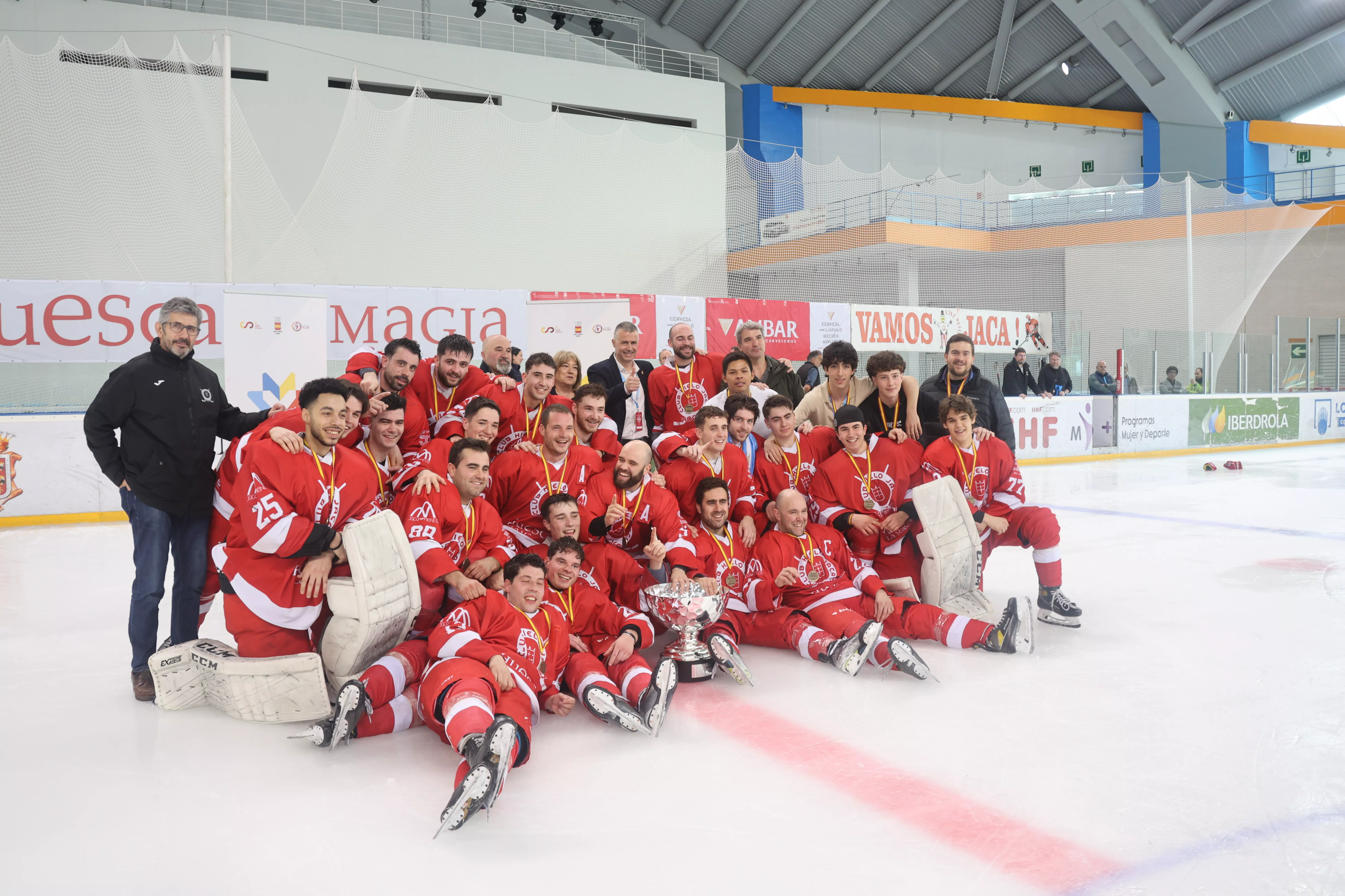 Club Hielo Jaca, campeón de Copa del Rey 2024.
