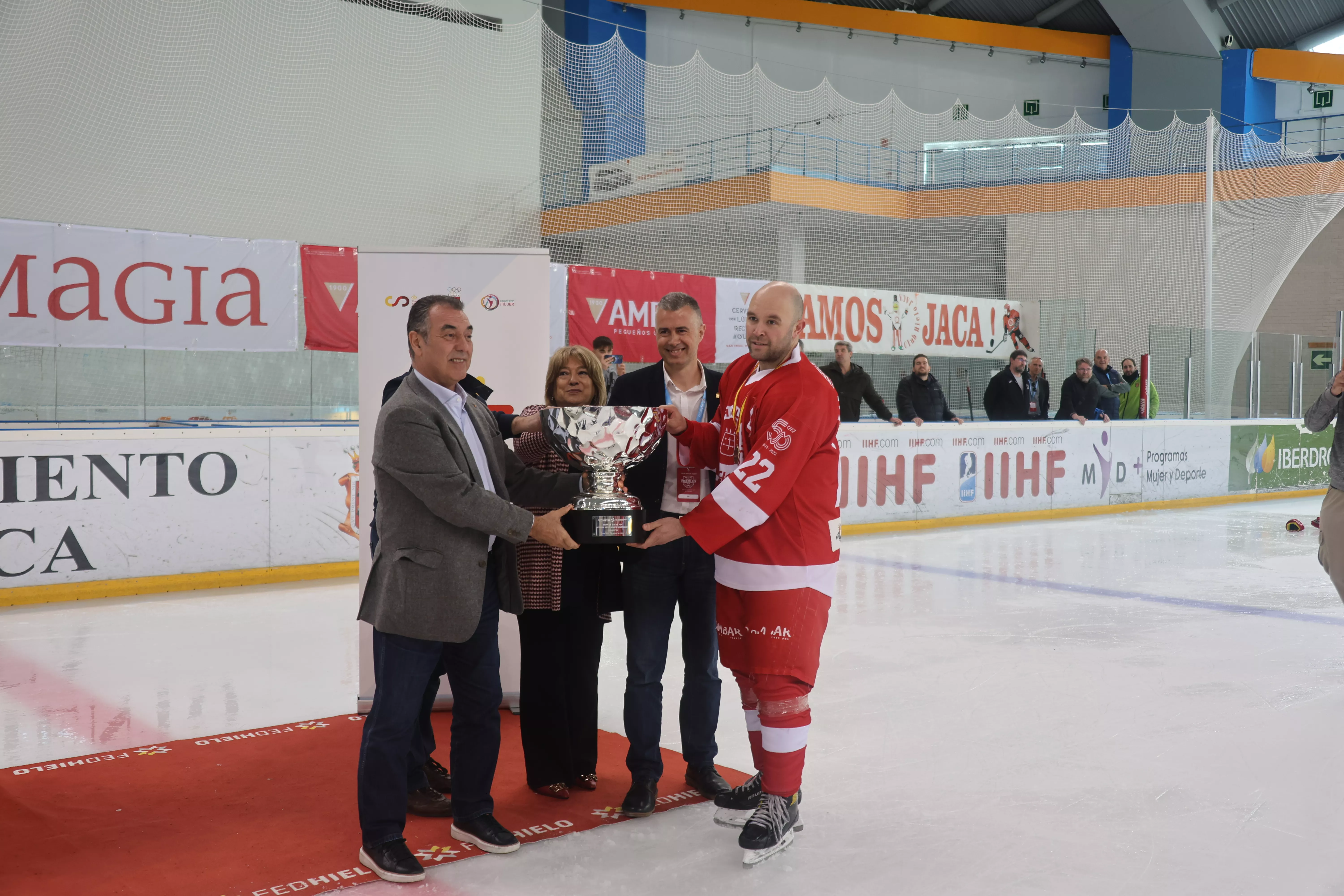 Club Hielo Jaca, campeón de Copa del Rey 2024.