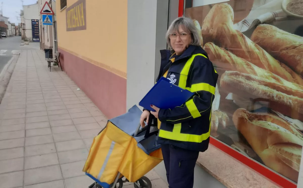 Sara Campos, cartera en Albalate de Cinca.