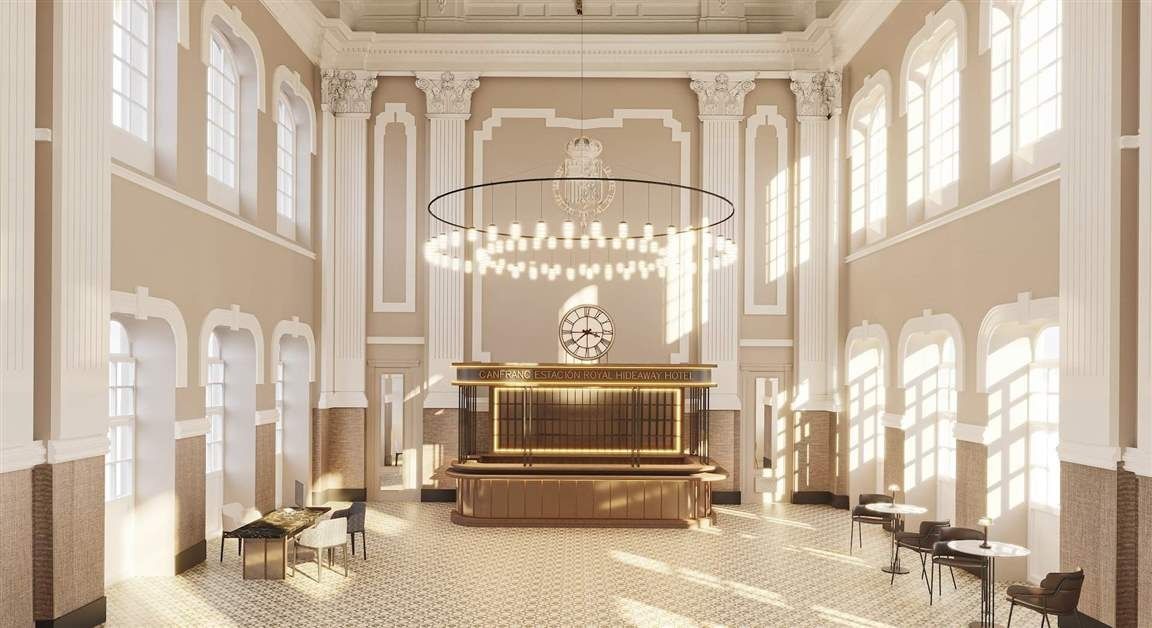 Aspecto que presentará el interior del hotel.