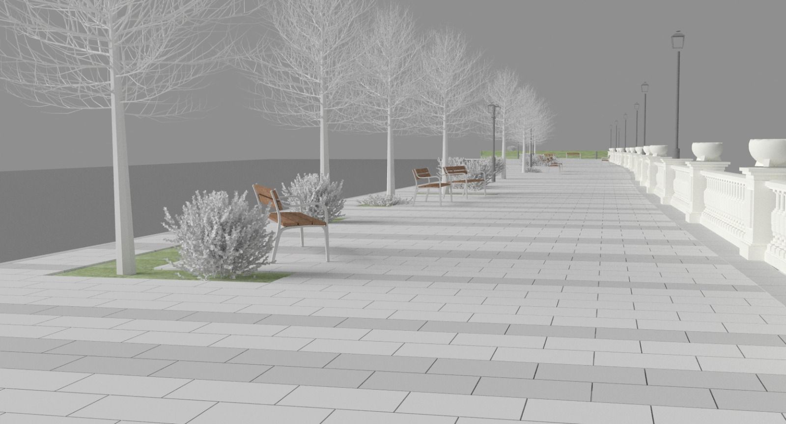 Imagen del aspecto que tendrá el renovado Paseo Maritimo