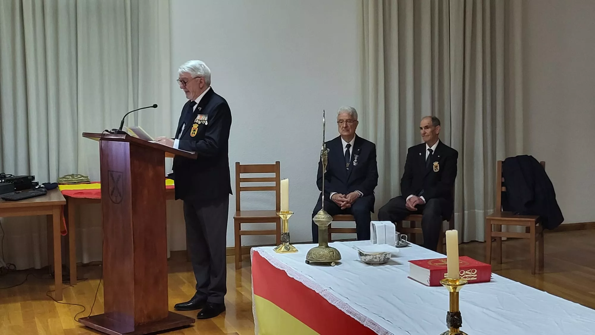 Celebración de San Hermenegildo en el cuartel Sancho Ramírez
