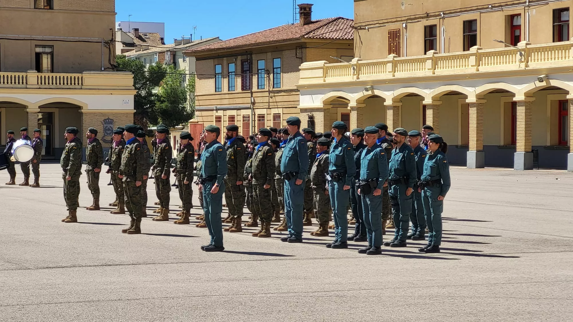 Celebración de San Hermenegildo en el cuartel Sancho Ramírez